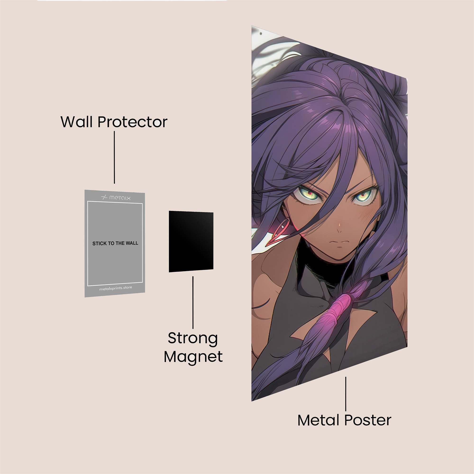 Violet Intensity Safe Wall Magnetic / M