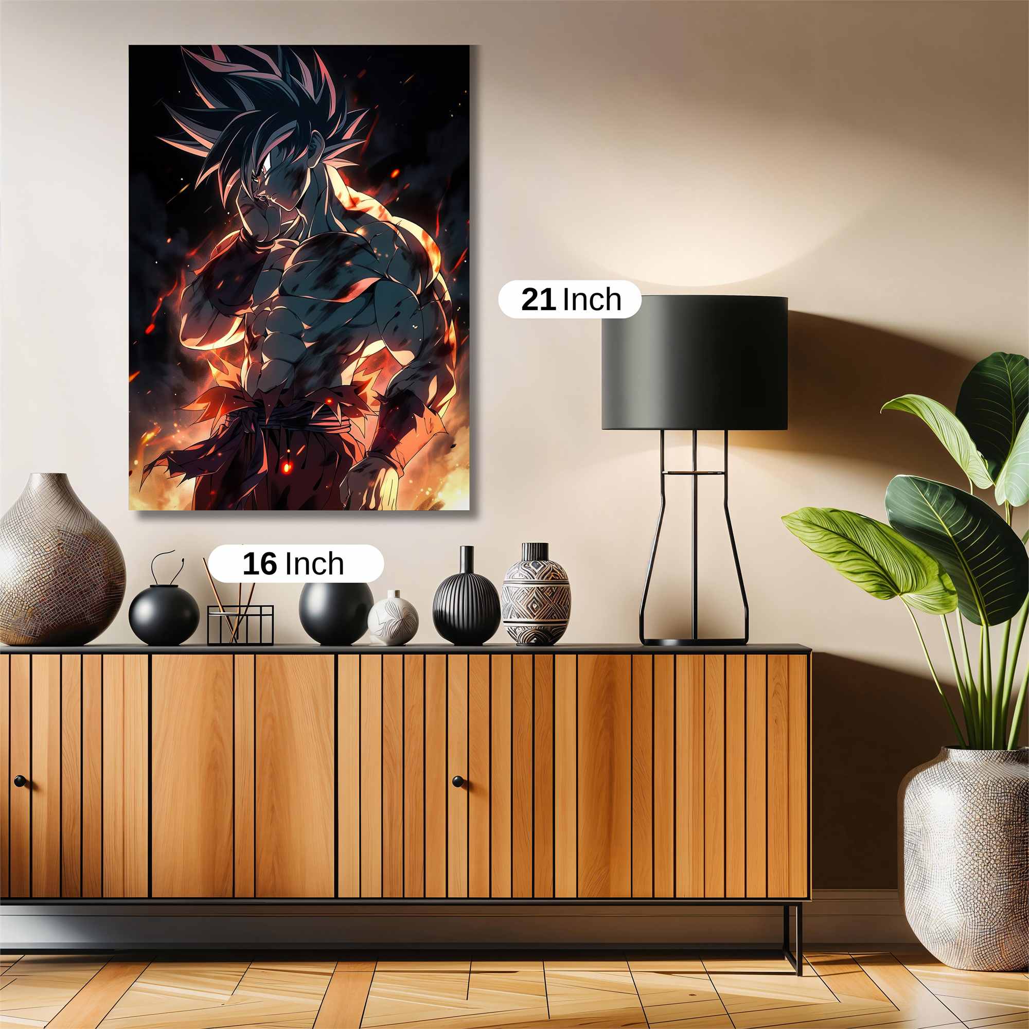 Goku Inferno Safe Wall Magnetic / M