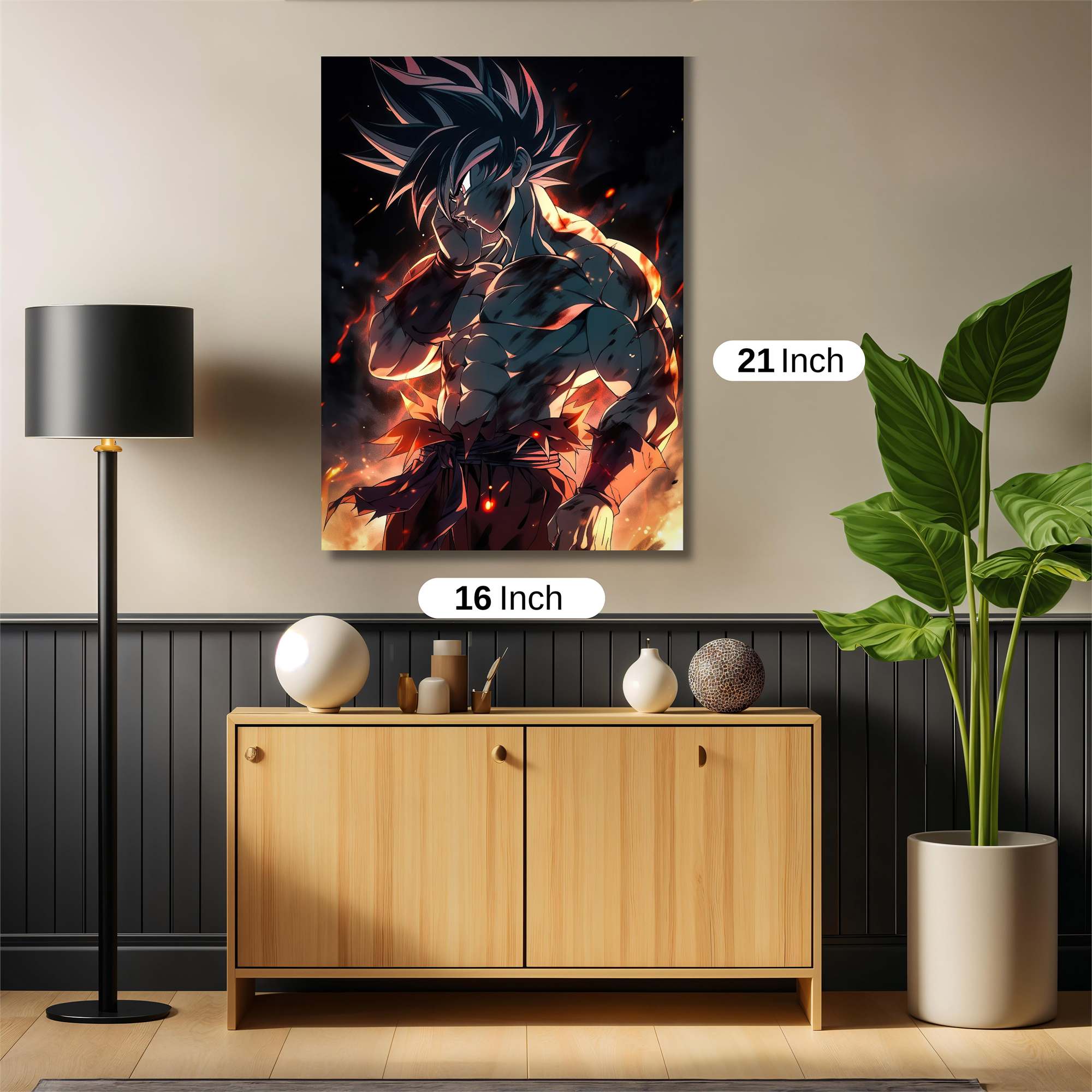 Goku Inferno Safe Wall Magnetic / M