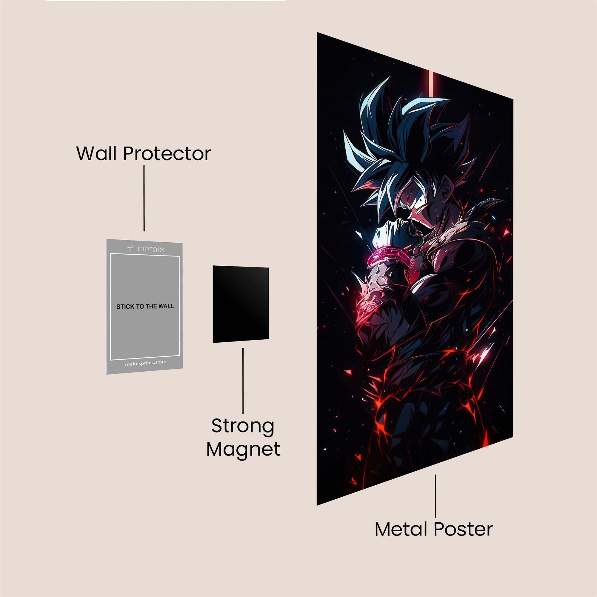 Goku Intensity Safe Wall Magnetic / M