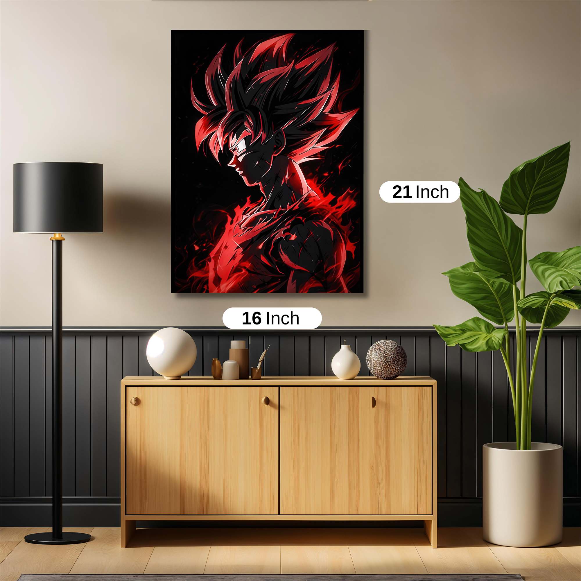 Goku Inferno Safe Wall Magnetic / M