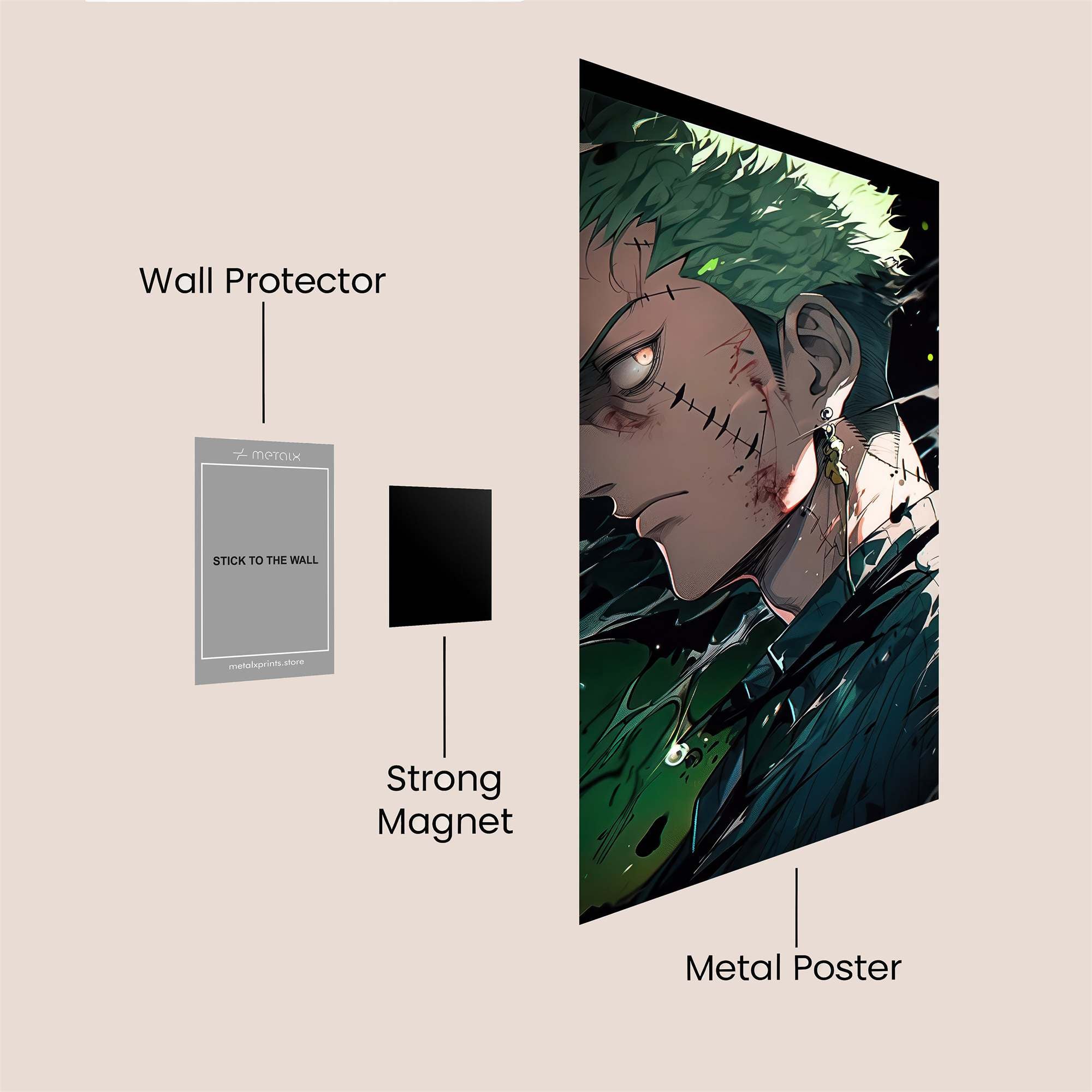 Roronoa Resolute Safe Wall Magnetic / M