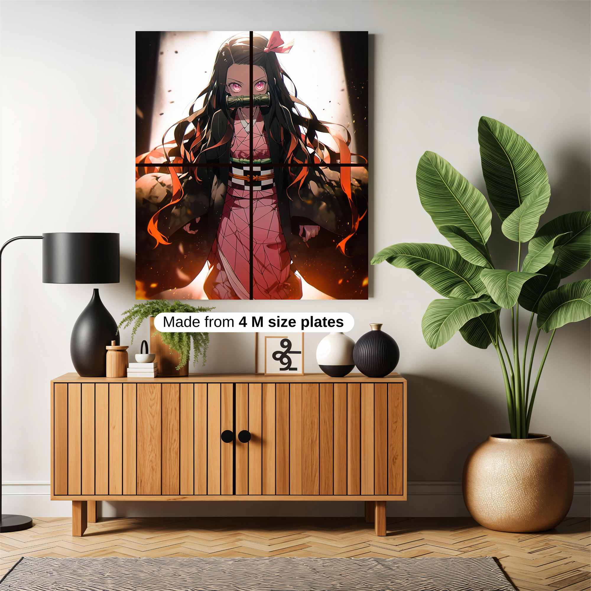 Nezuko Fierce Safe Wall Magnetic / M