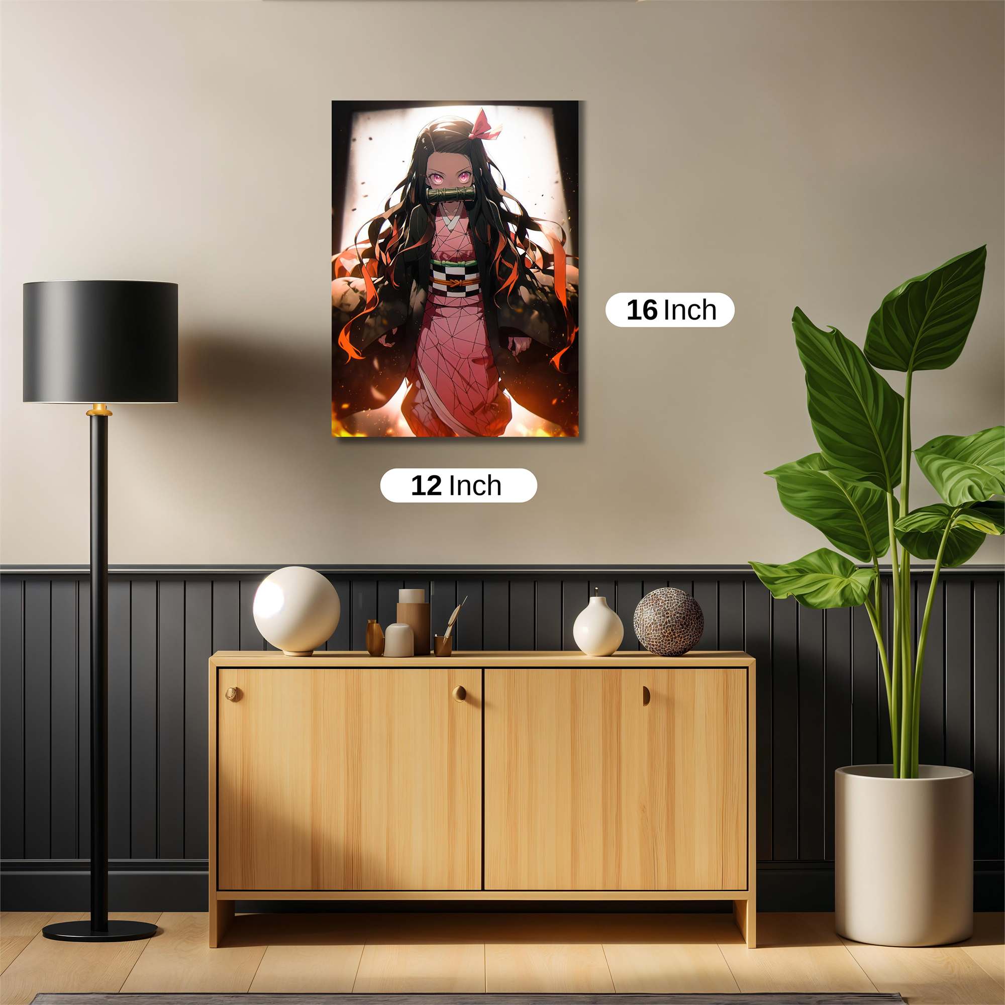 Nezuko Fierce Safe Wall Magnetic / M