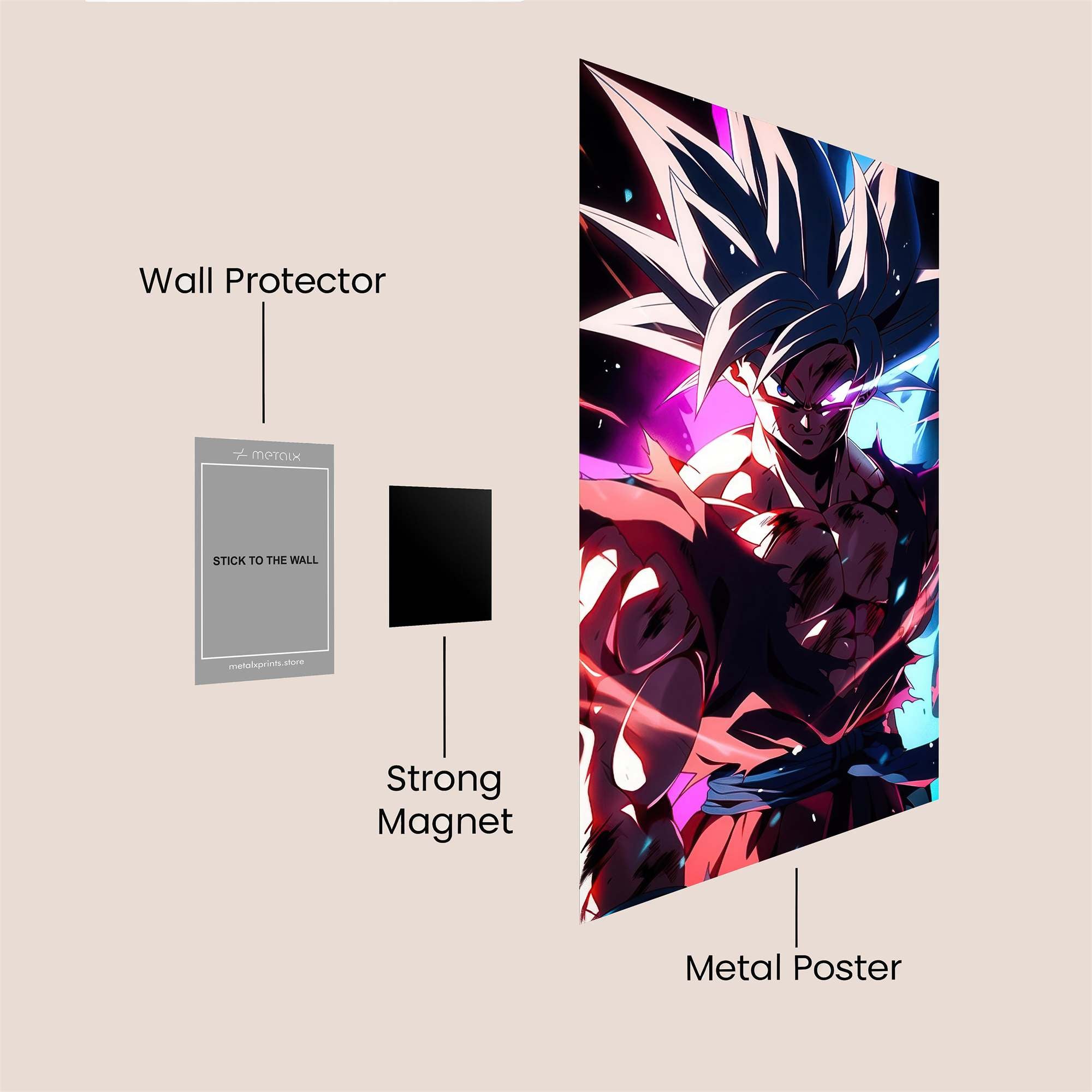 Goku Radiant Safe Wall Magnetic / M