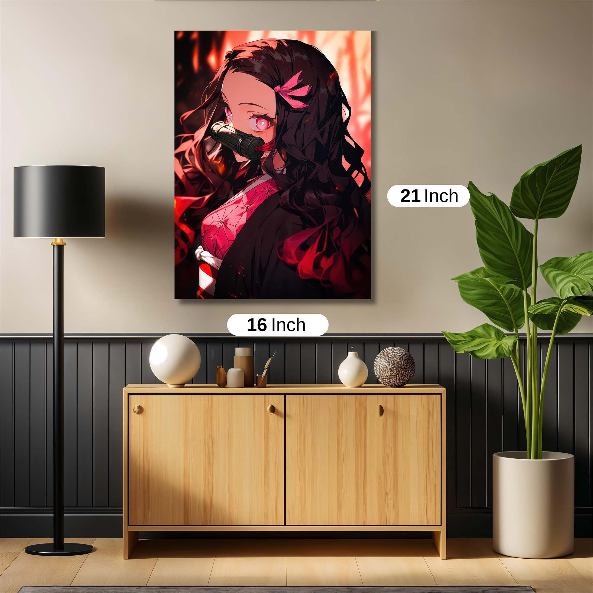 Nezuko Serene Safe Wall Magnetic / M