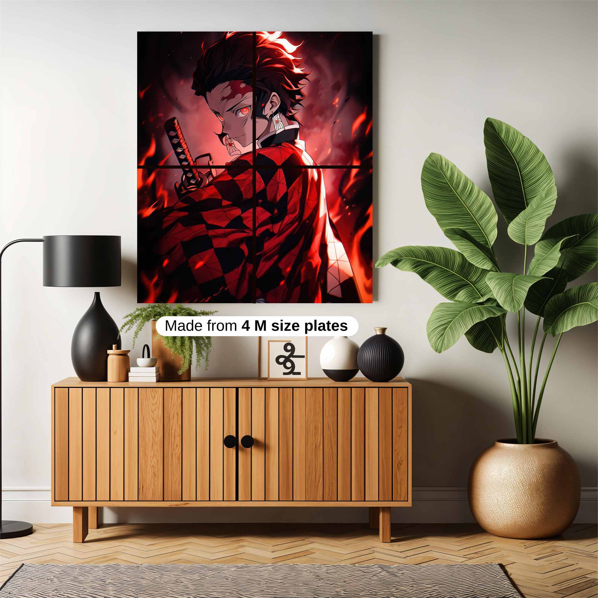 Tanjiro Infernal Safe Wall Magnetic / M