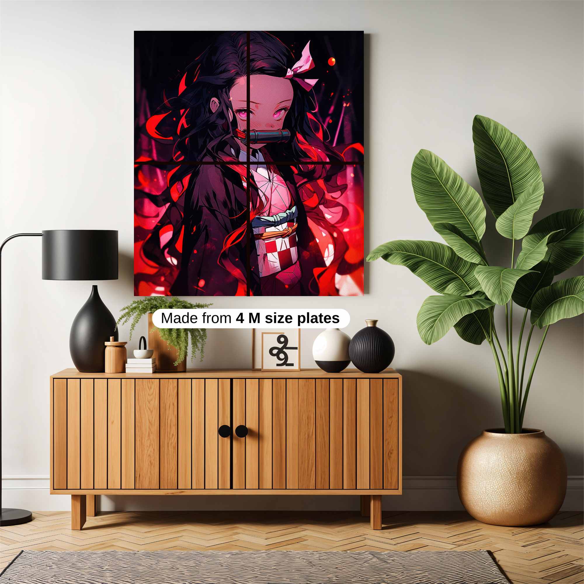 Nezuko Inferno Safe Wall Magnetic / M