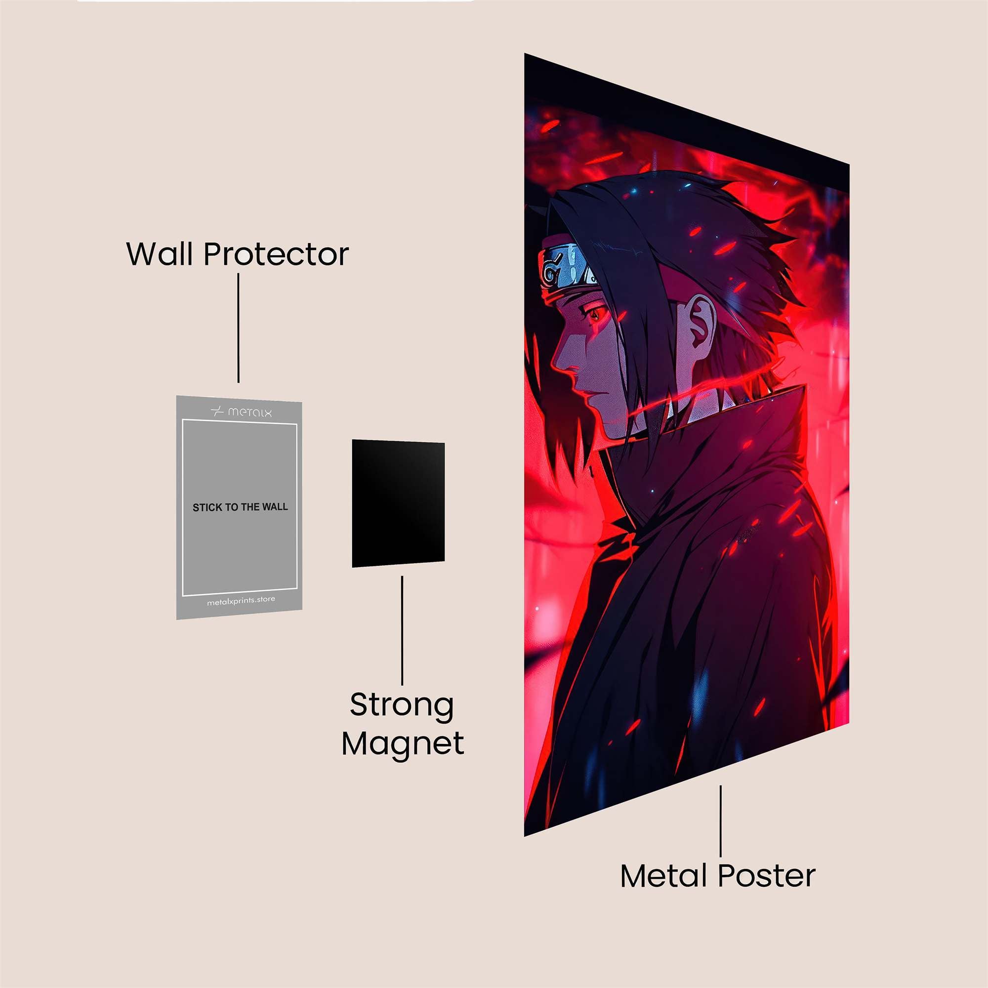 Sasuke Sinister Safe Wall Magnetic / M