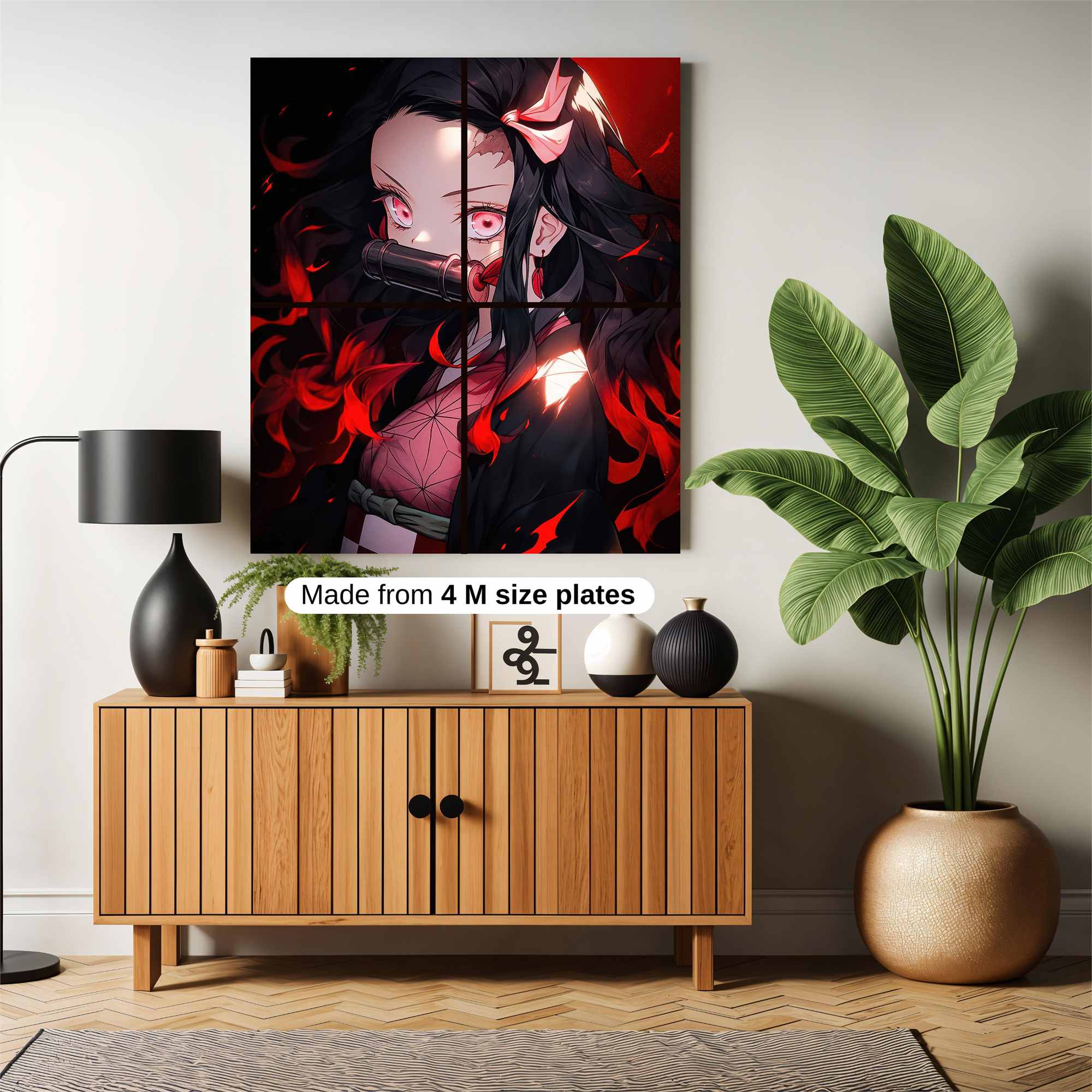 Nezuko Fierce Safe Wall Magnetic / M