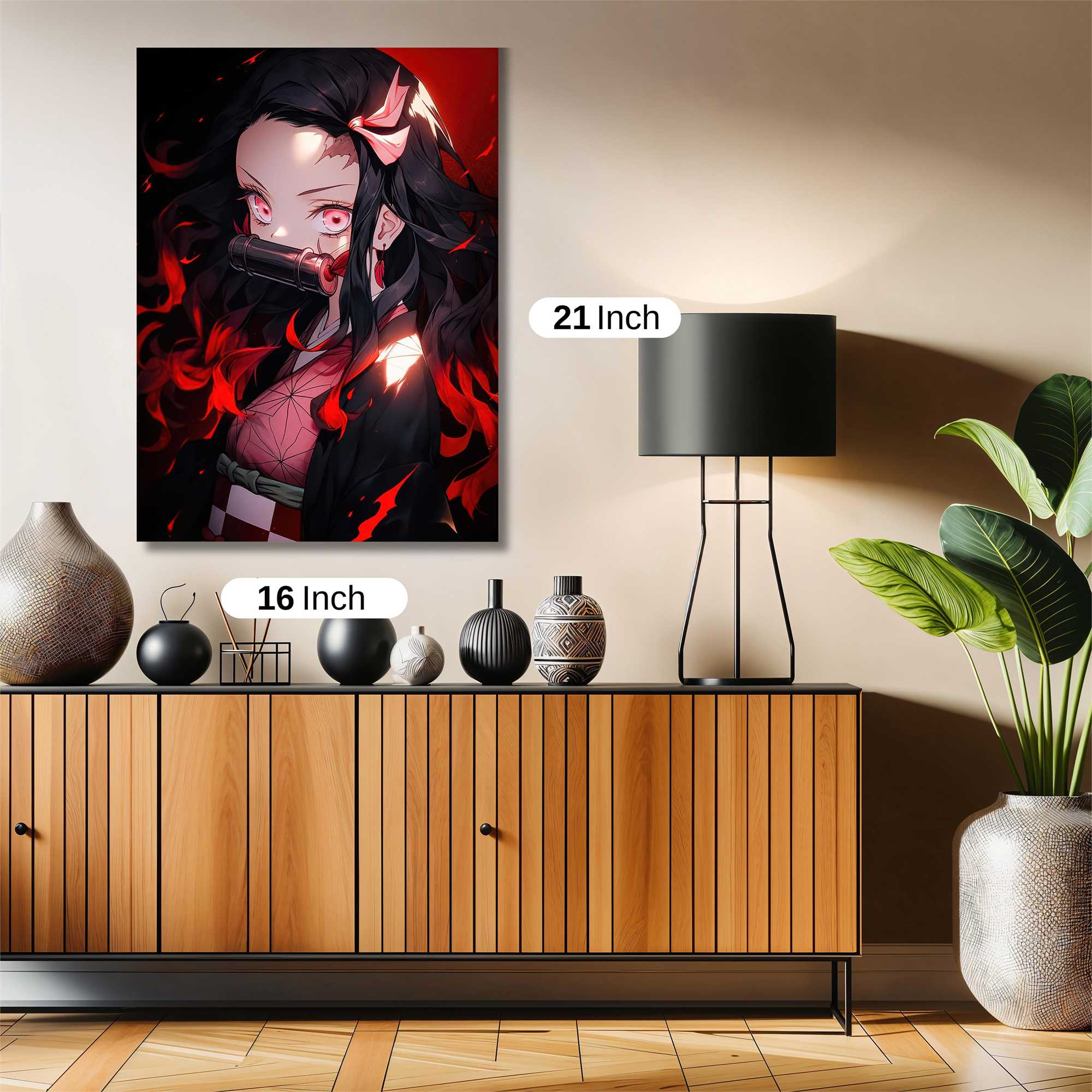 Nezuko Fierce Safe Wall Magnetic / M