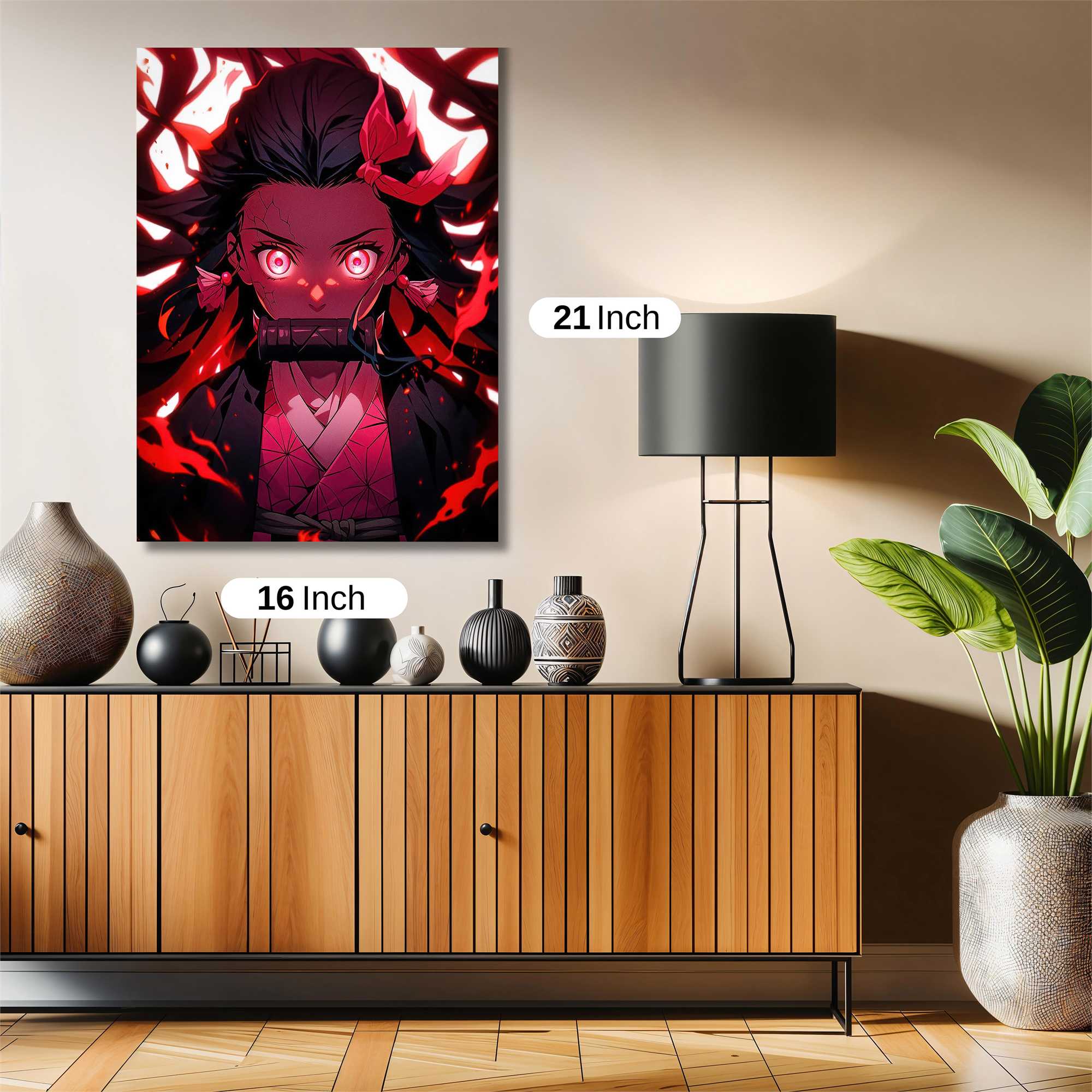 Nezuko Inferno Safe Wall Magnetic / M