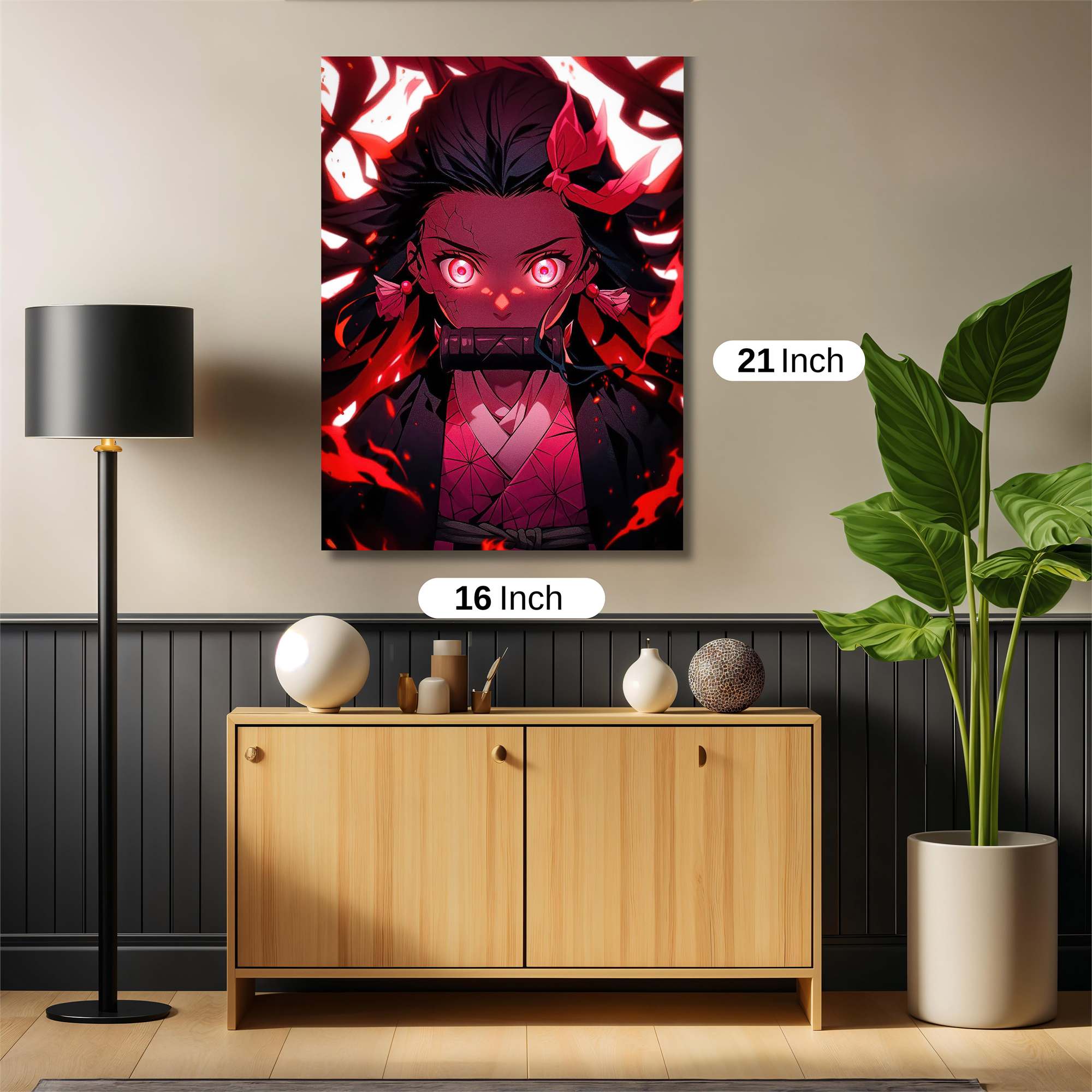 Nezuko Inferno Safe Wall Magnetic / M