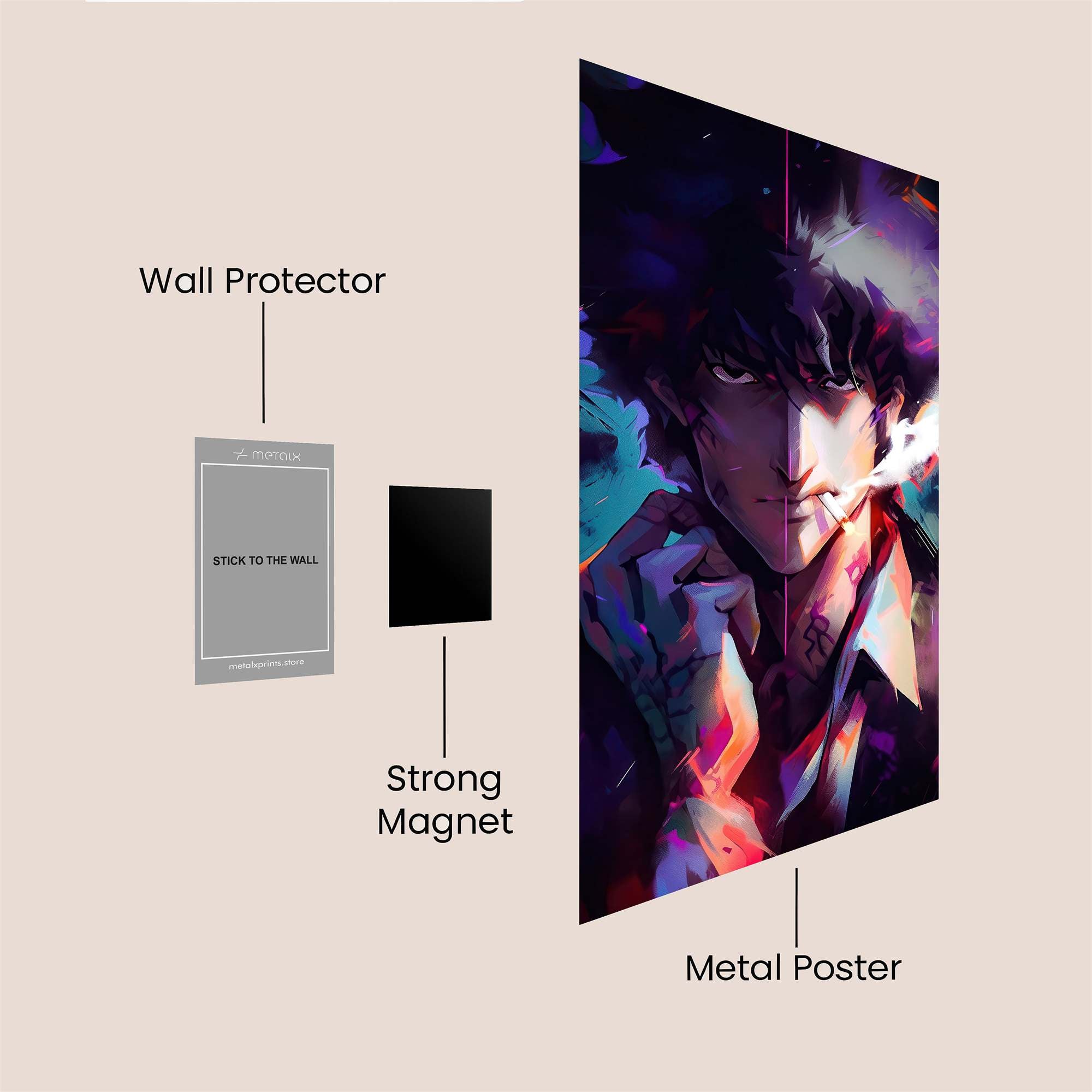 Spike Enigmatic Safe Wall Magnetic / M