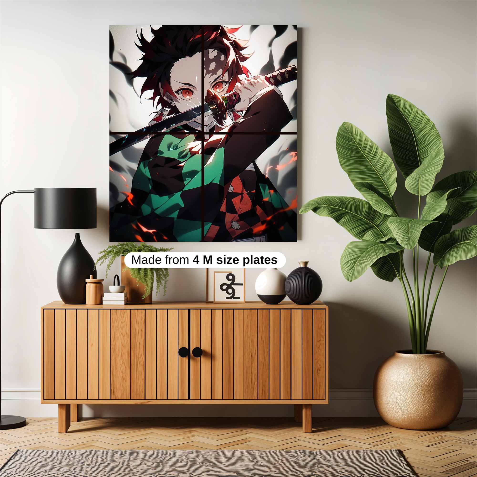 Tanjiro Fierce Safe Wall Magnetic / M