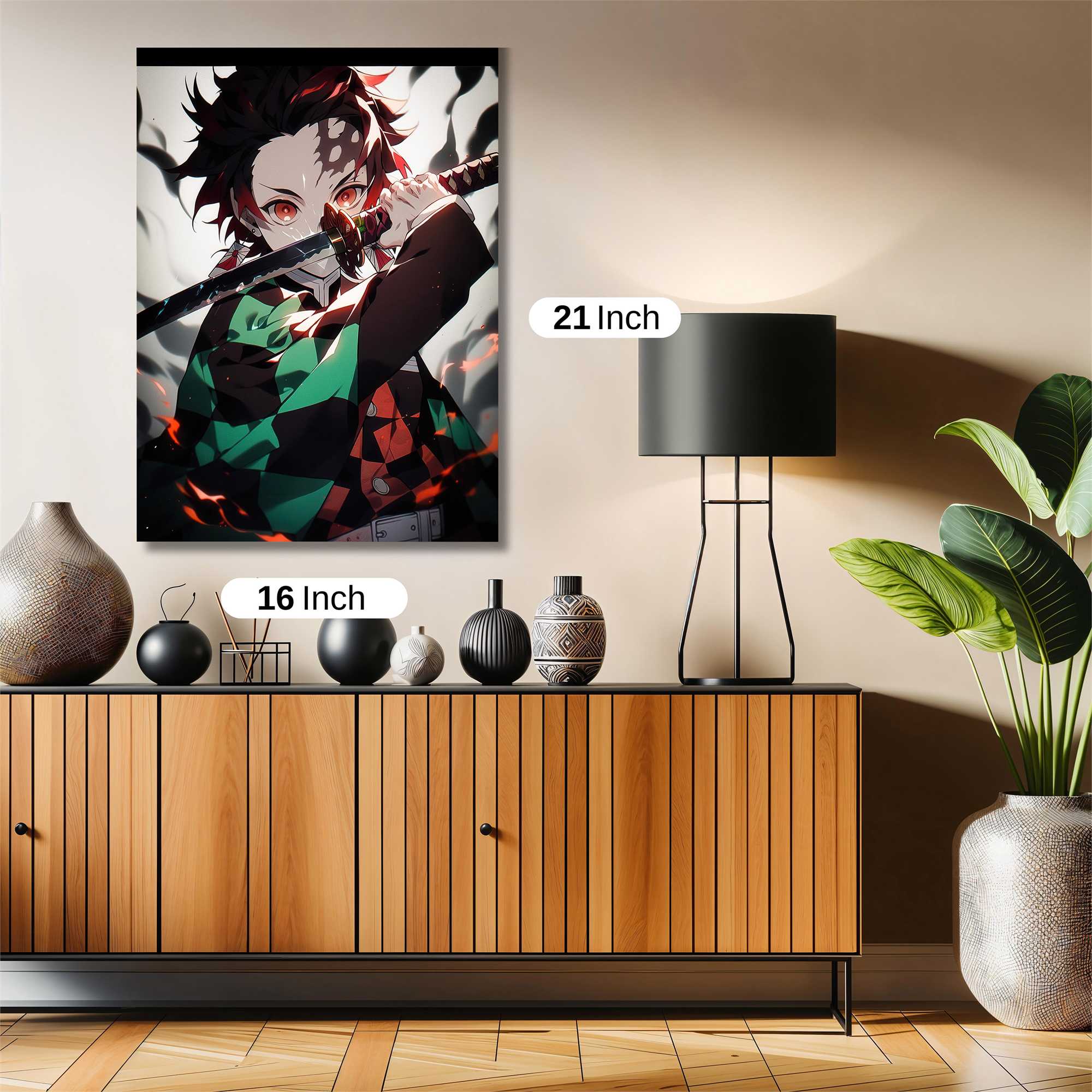 Tanjiro Fierce Safe Wall Magnetic / M