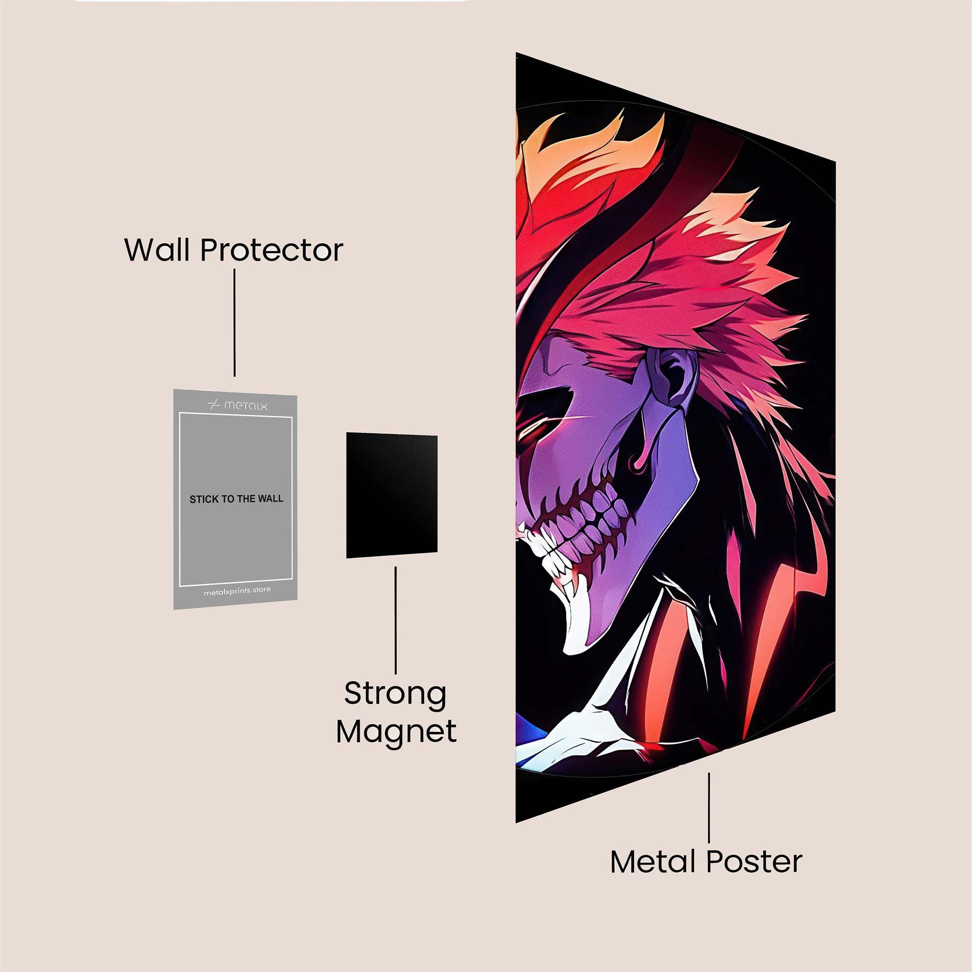 SkullFury Safe Wall Magnetic / M