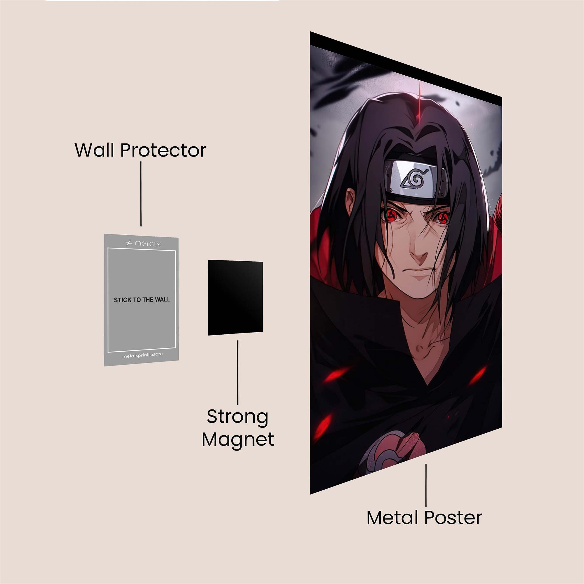 Itachi Menace Safe Wall Magnetic / M