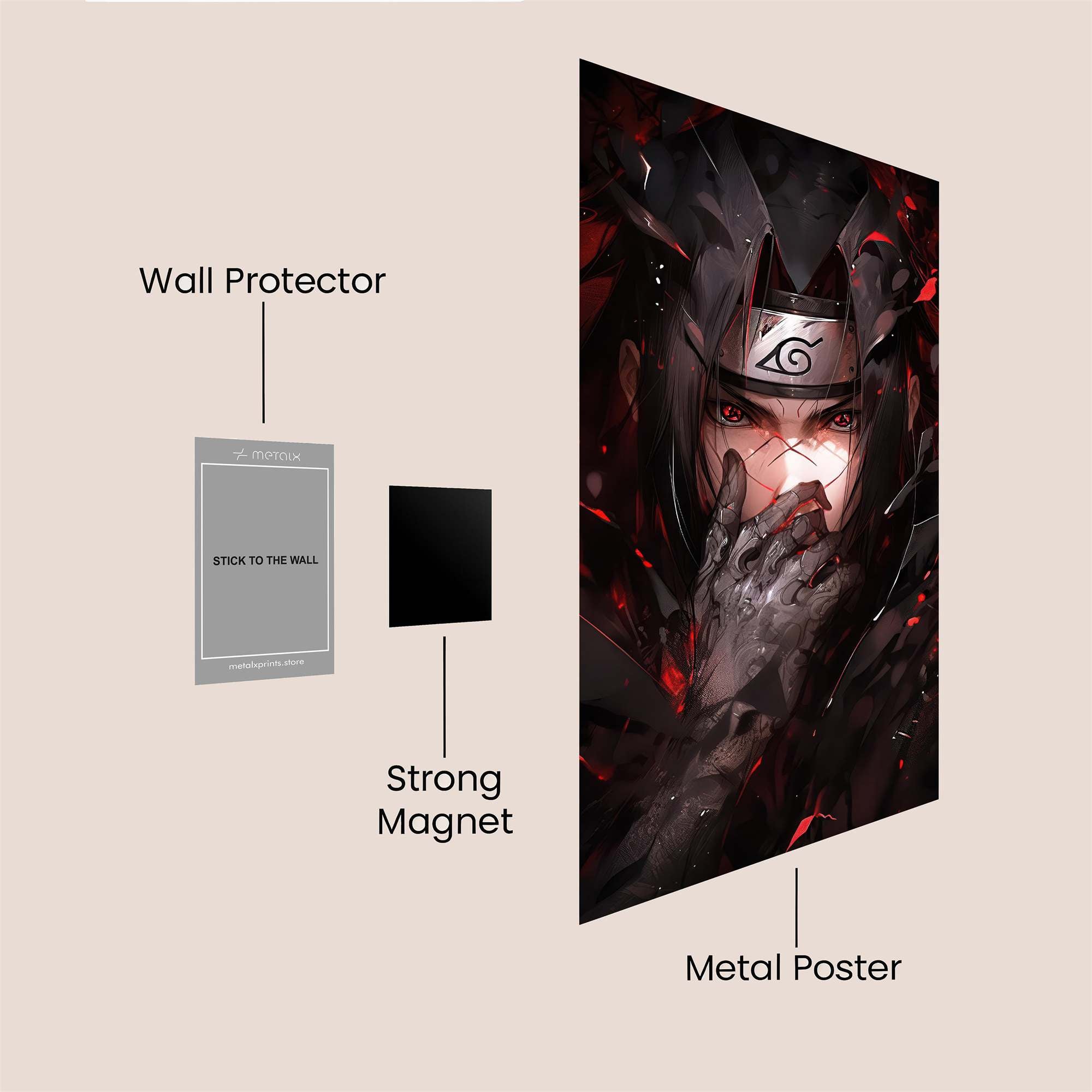 Kakashi Sinister Safe Wall Magnetic / M