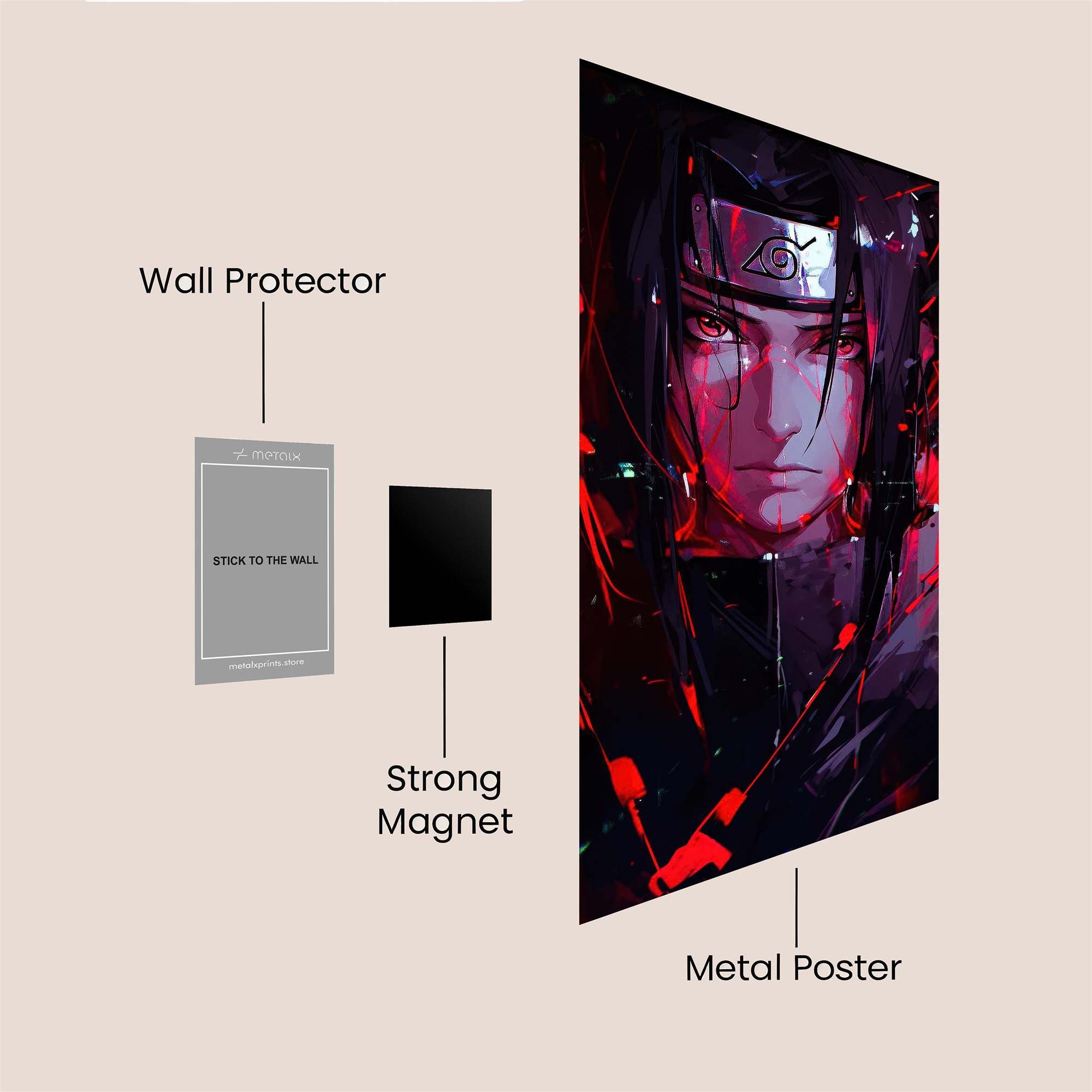 Sasuke Sinister Safe Wall Magnetic / M