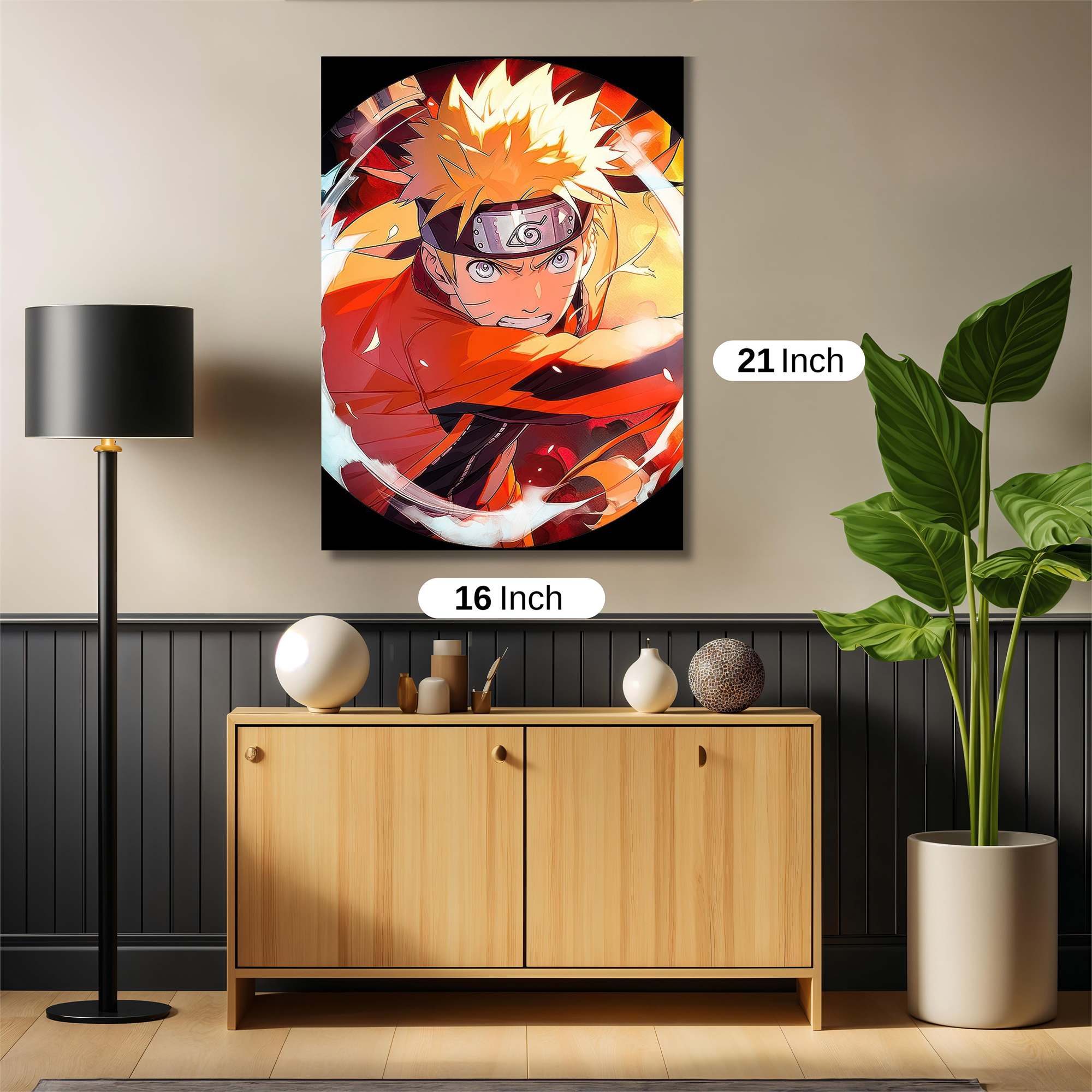 Naruto Fierce Safe Wall Magnetic / M