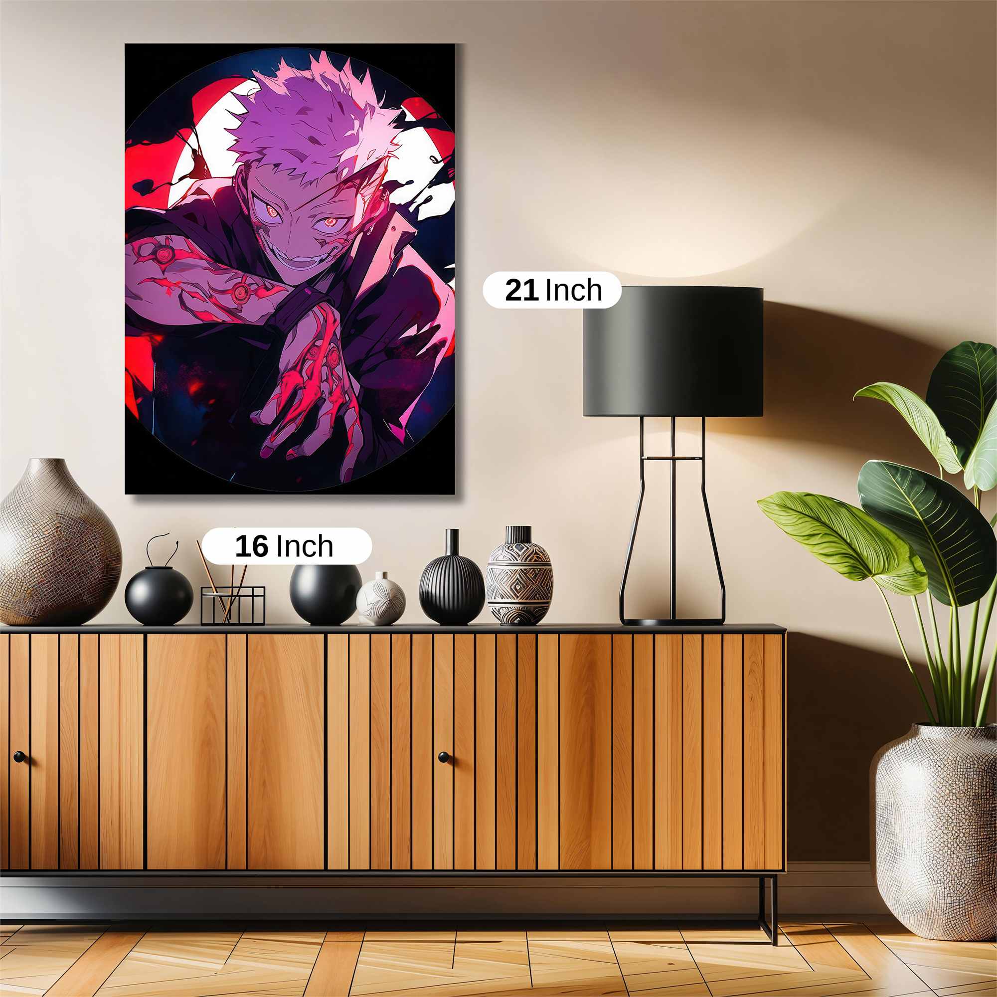 Sukuna Sinister Safe Wall Magnetic / M