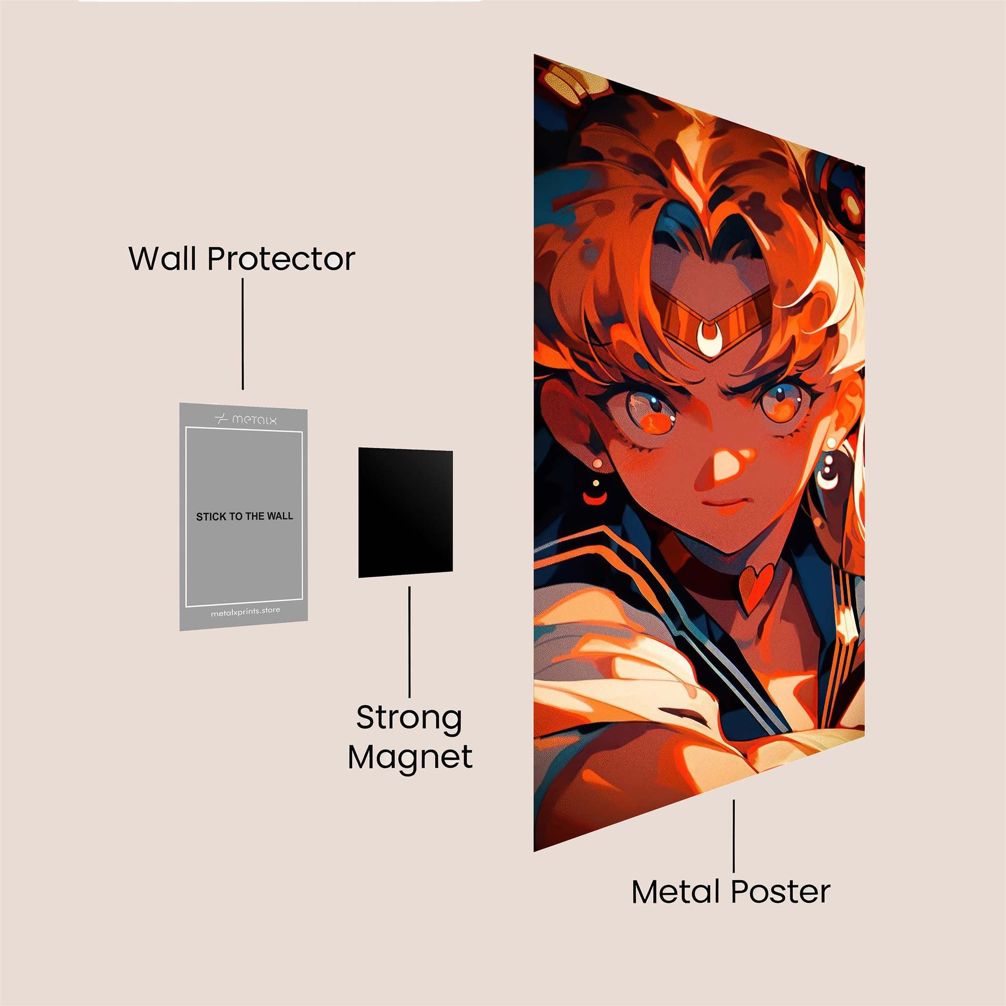 Usagi Radiant Safe Wall Magnetic / M