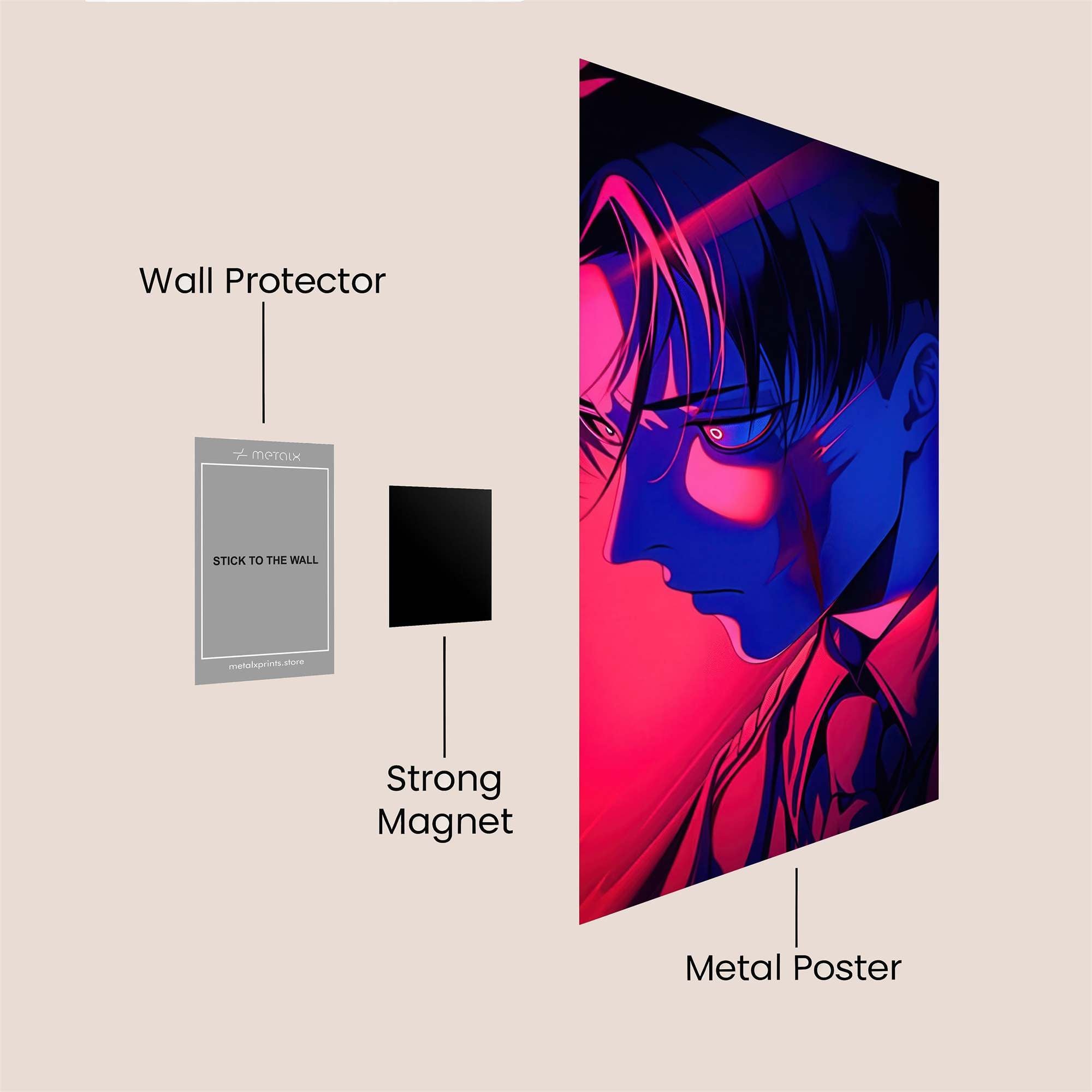 Levi Resolute Safe Wall Magnetic / M