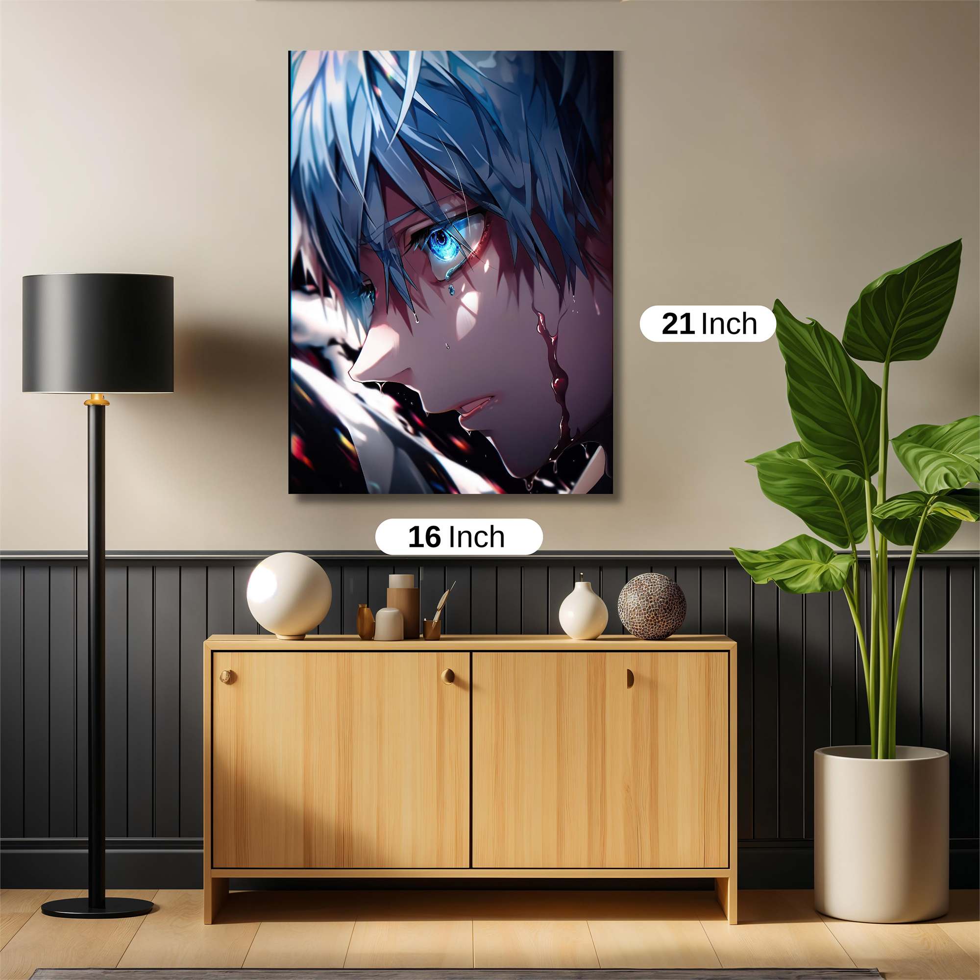 Sorrowful Gaze Safe Wall Magnetic / M