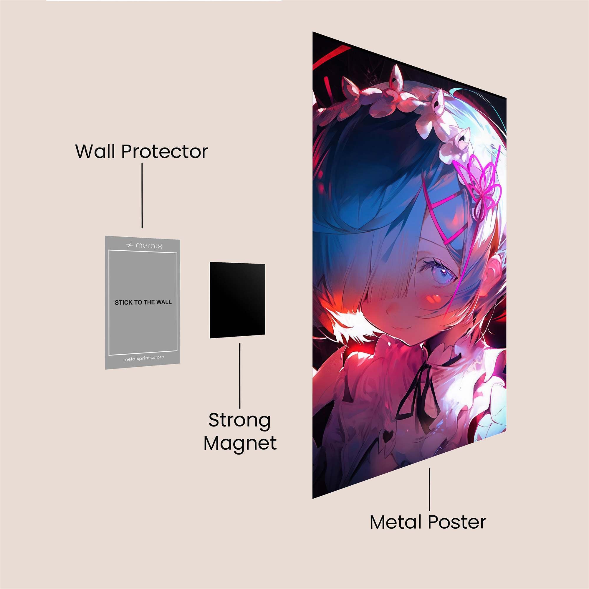 Rem Radiant Safe Wall Magnetic / M