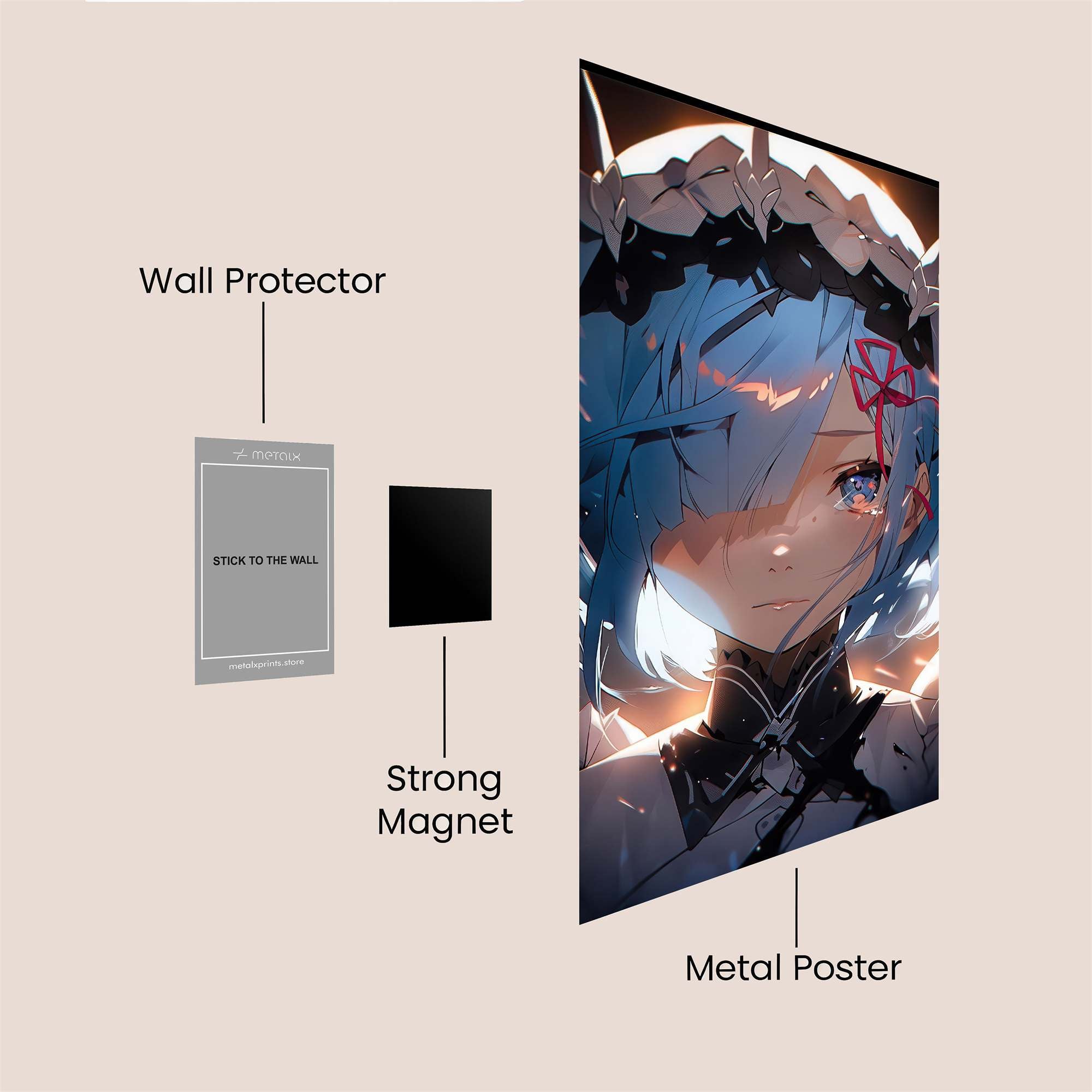 Rem Radiant Safe Wall Magnetic / M