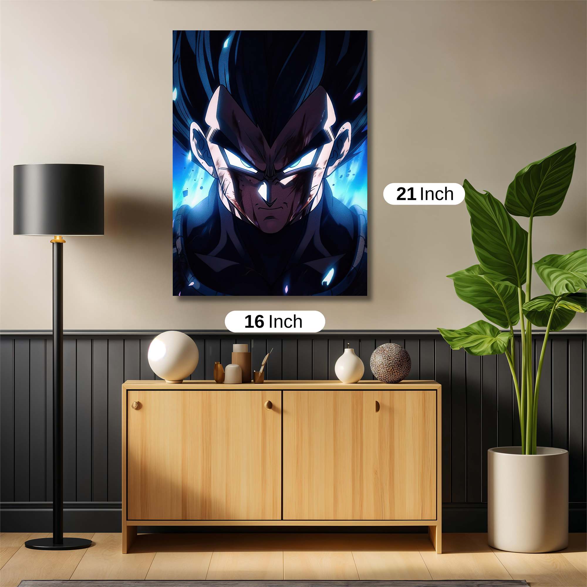 Vegeta Vengeful Safe Wall Magnetic / M