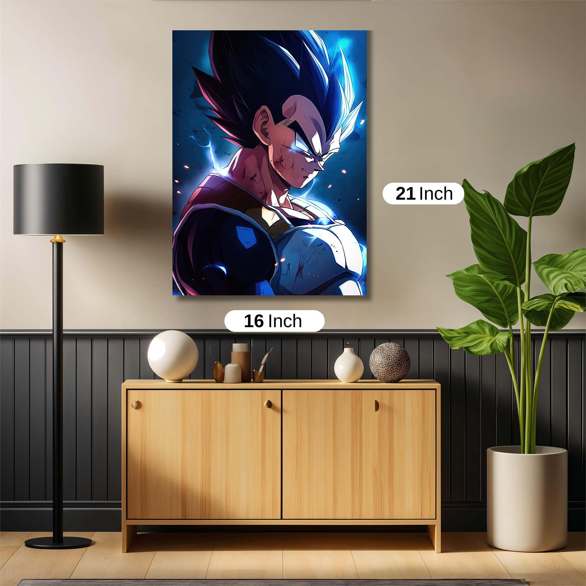 Vegeta Valiant Safe Wall Magnetic / M
