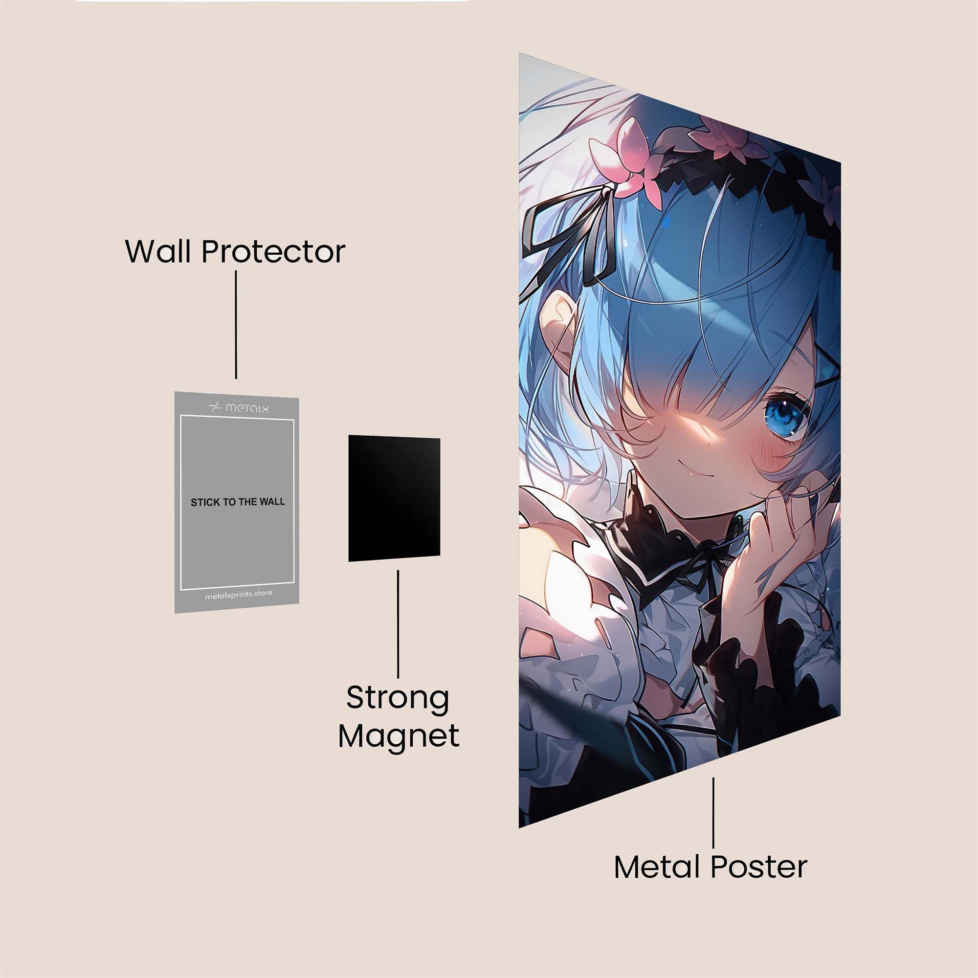 Rem Radiant Safe Wall Magnetic / M