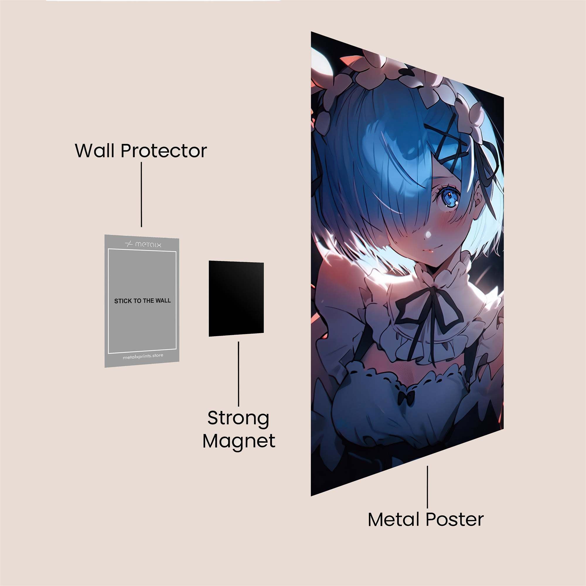 Rem Radiant Safe Wall Magnetic / M