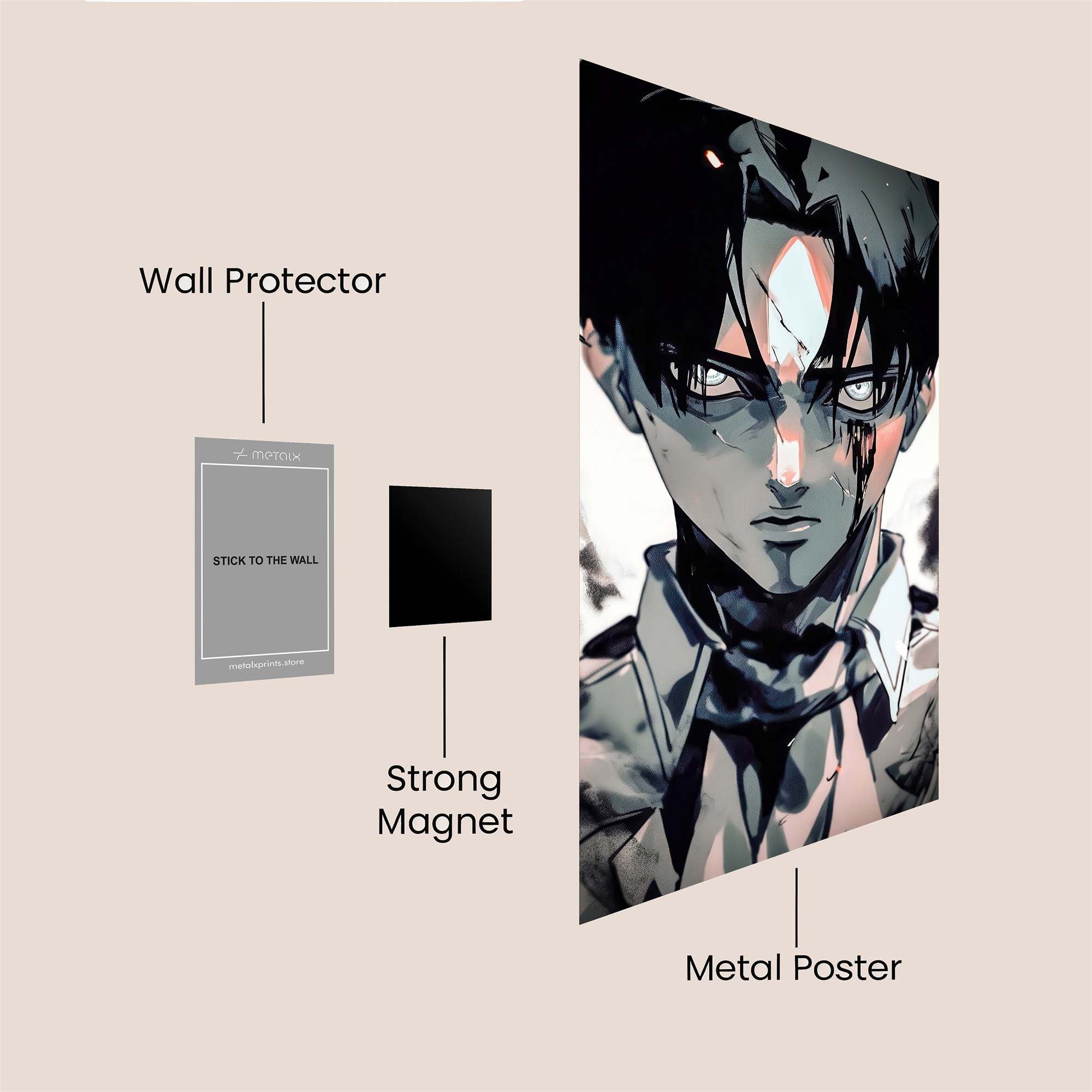 Levi Stoic Safe Wall Magnetic / M