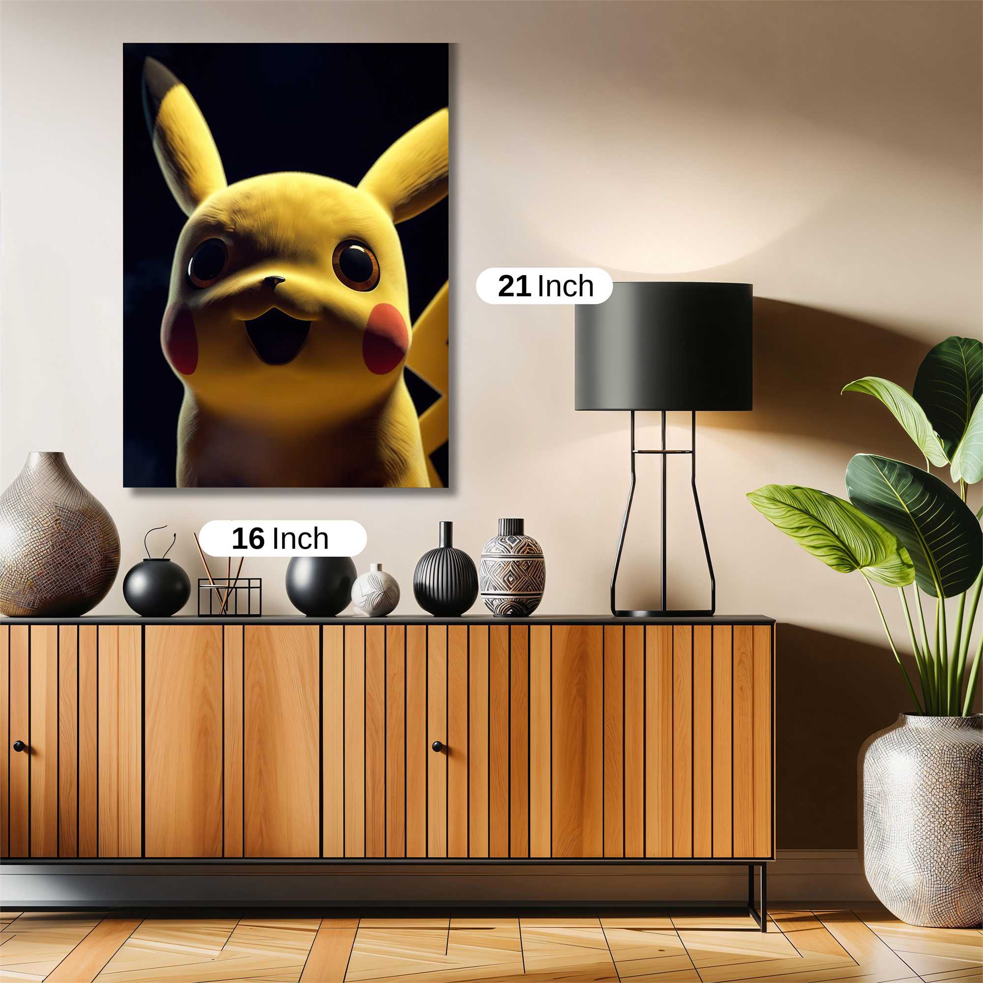 Pikachu Joyful Safe Wall Magnetic / M