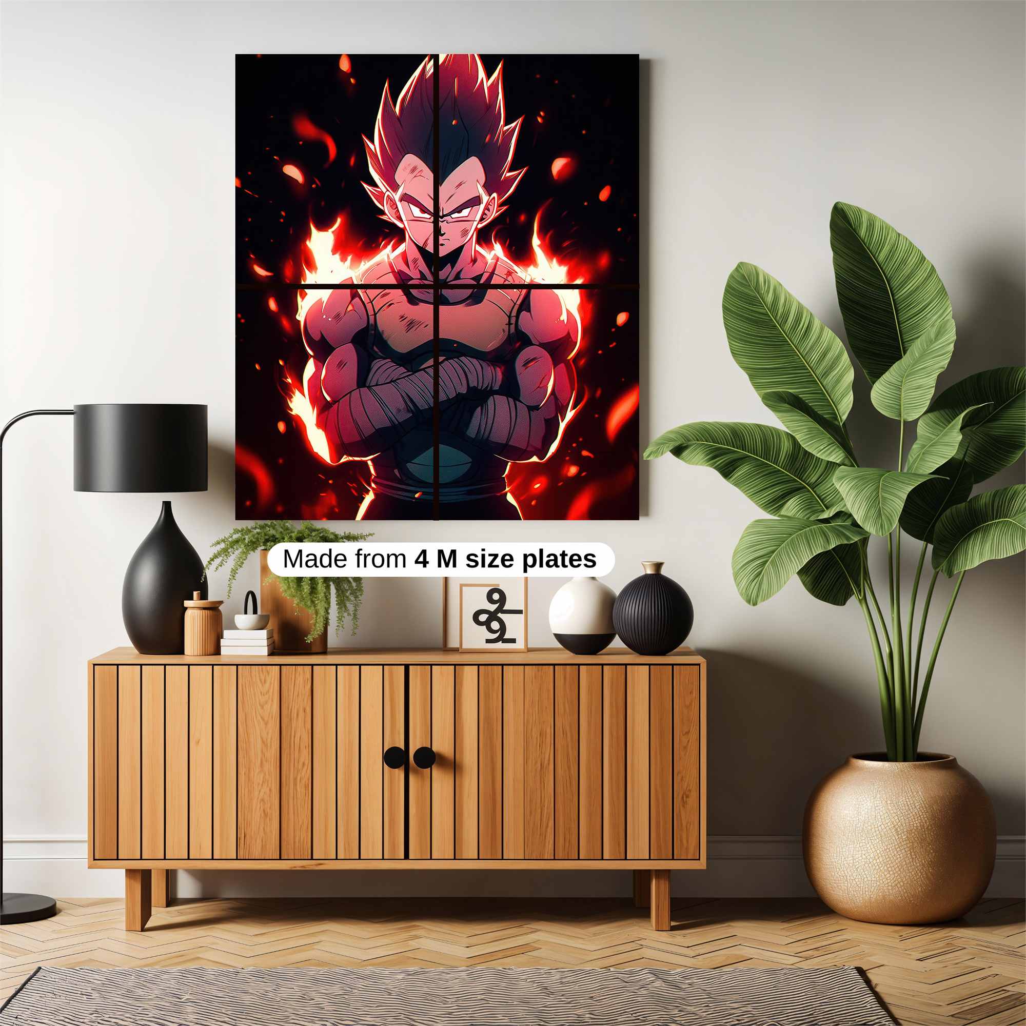 Vegeta Fierce Safe Wall Magnetic / M