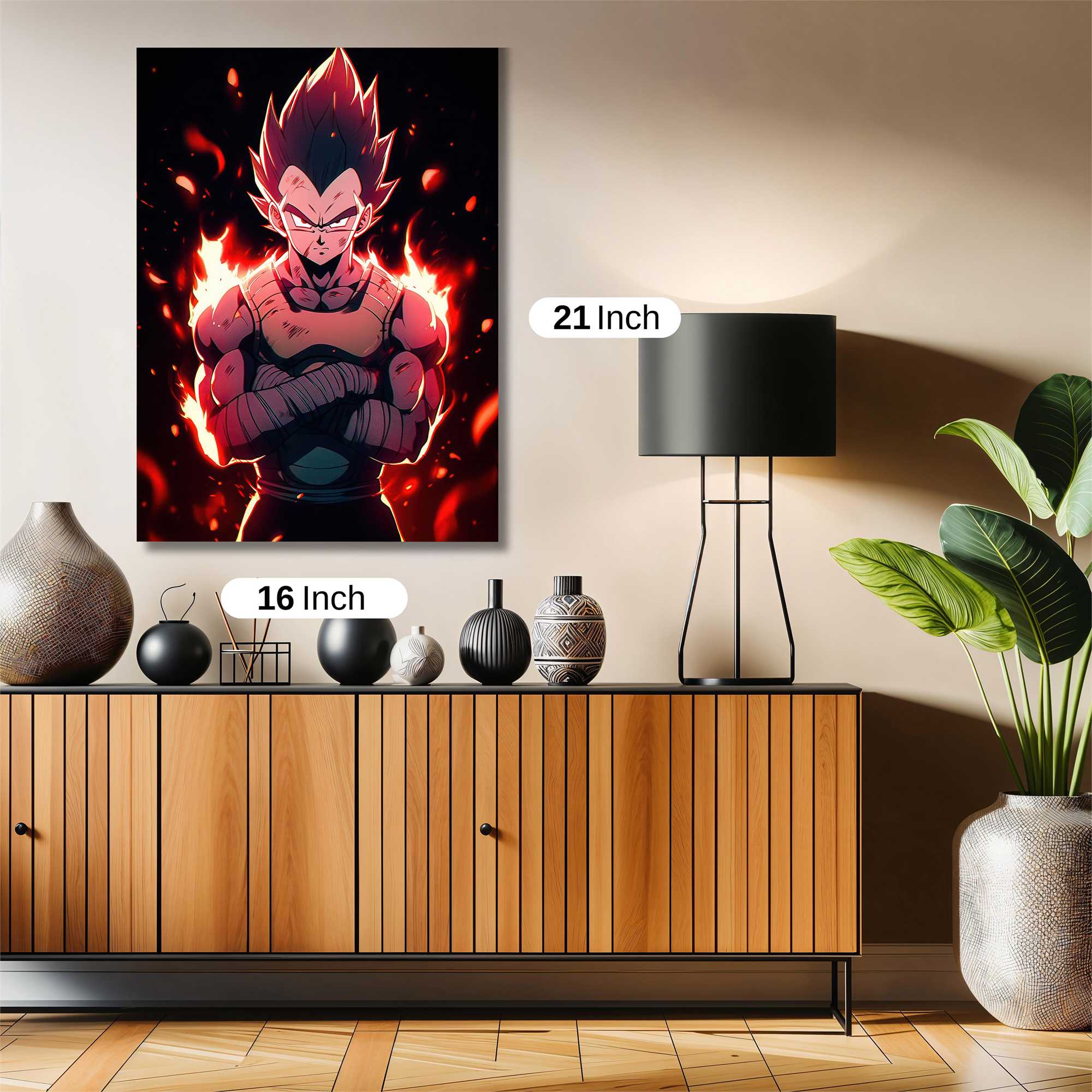 Vegeta Fierce Safe Wall Magnetic / M
