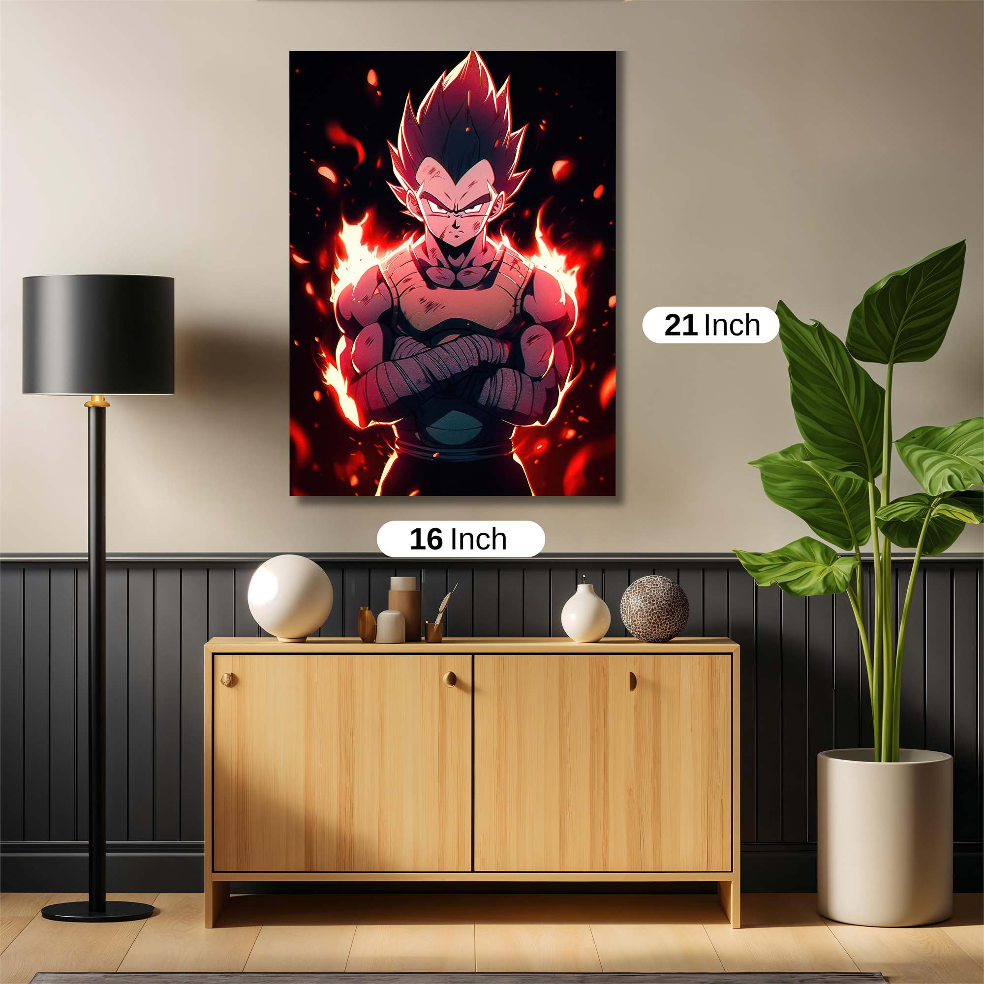 Vegeta Fierce Safe Wall Magnetic / M