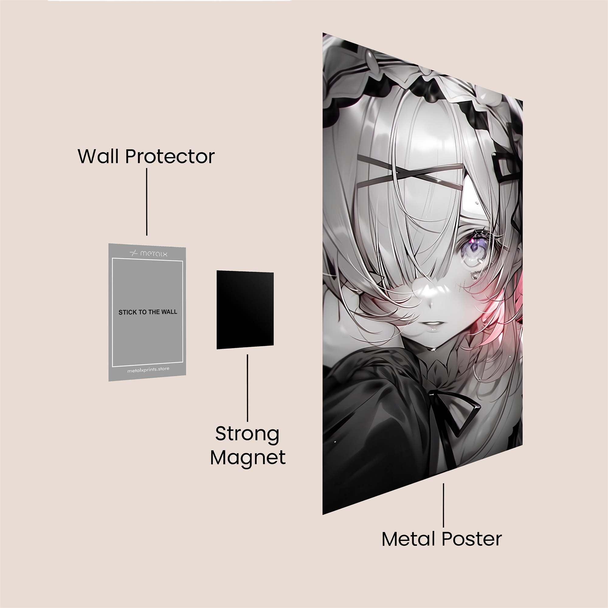 Albedo Enigmatic Safe Wall Magnetic / M
