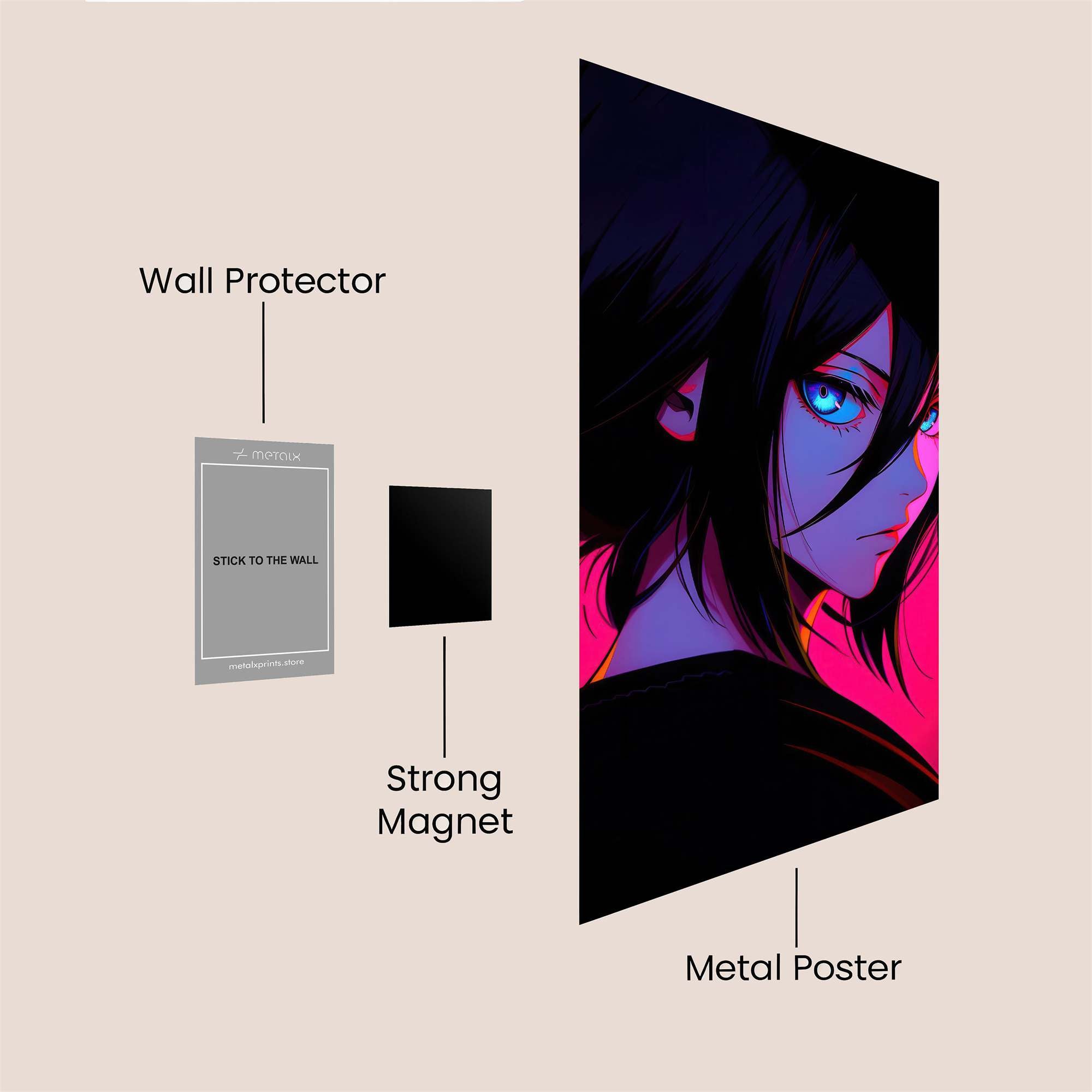 Mystery Glow Safe Wall Magnetic / M