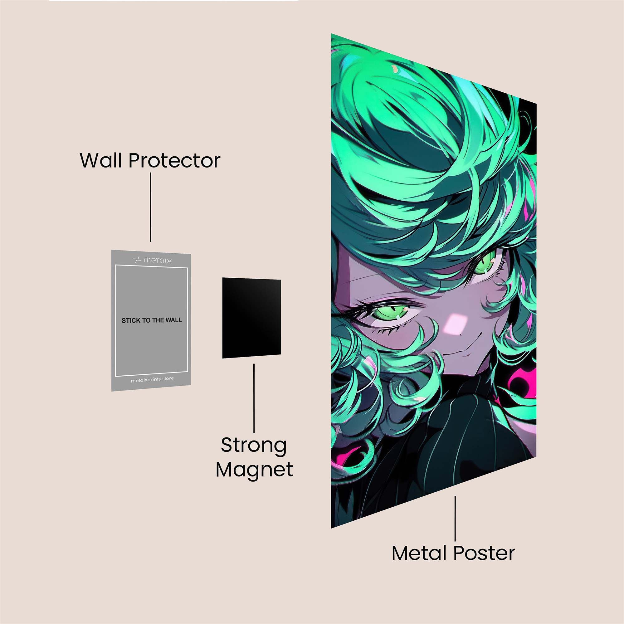 Neon Enigma Safe Wall Magnetic / M