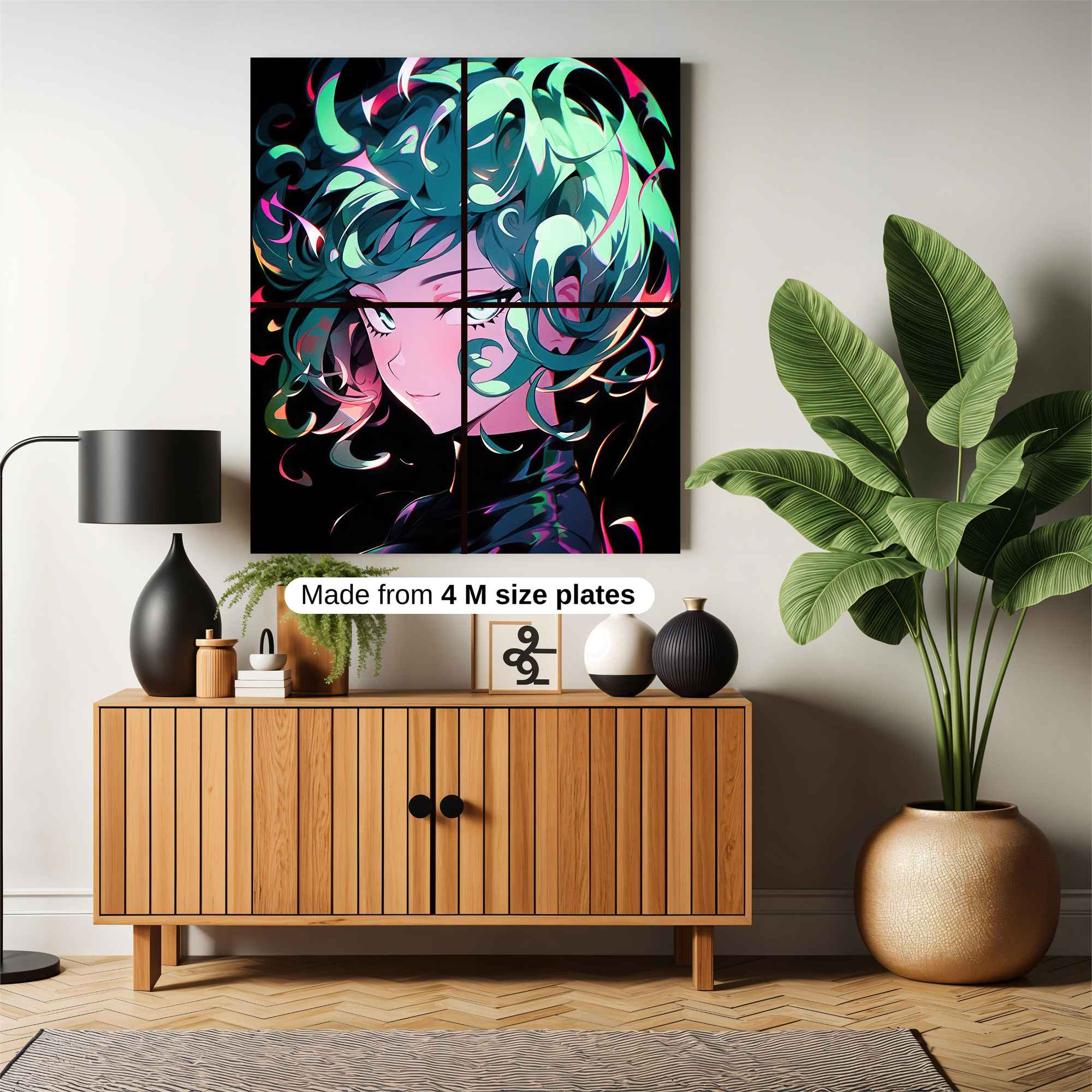 Neon Whimsy Safe Wall Magnetic / M