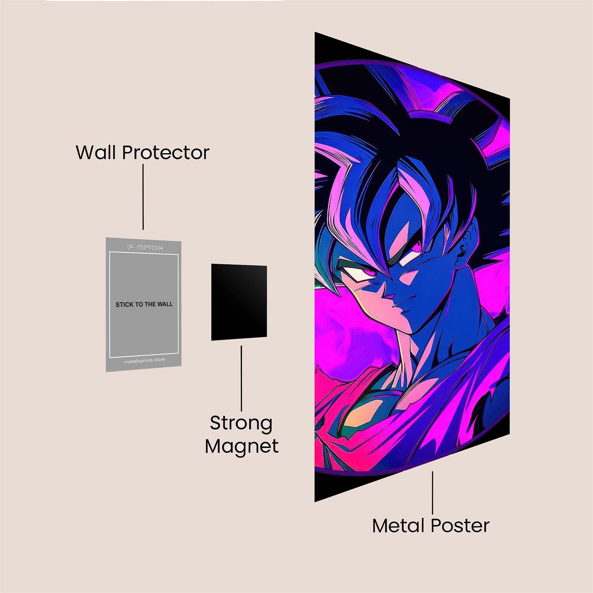 Goku Radiant Safe Wall Magnetic / M