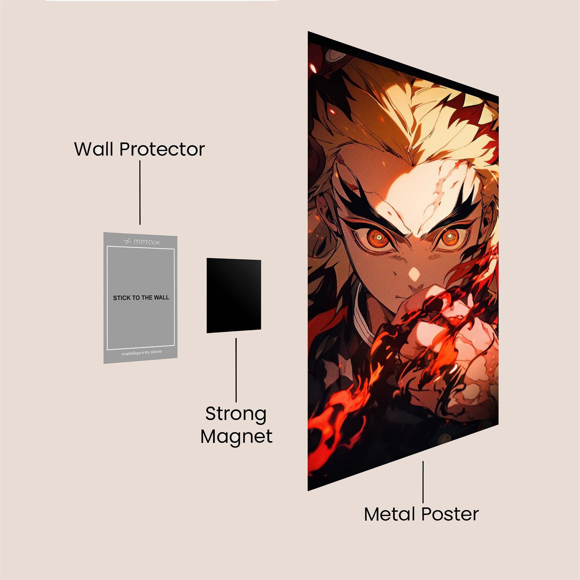 Akaza Fiery Safe Wall Magnetic / M