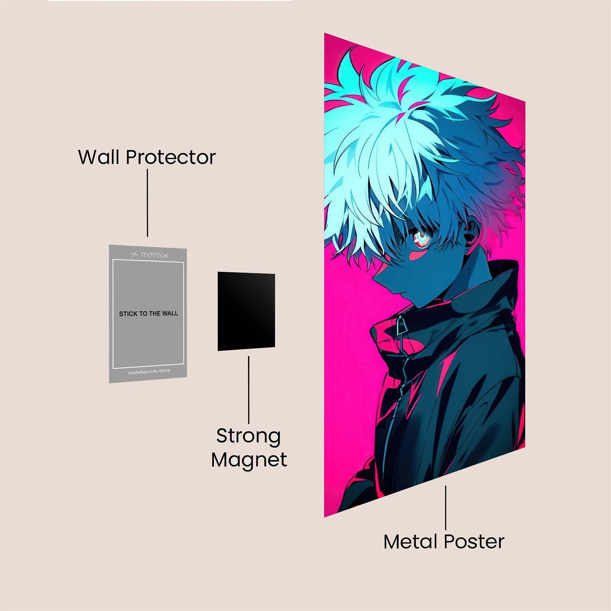 Goku Gloom Safe Wall Magnetic / M