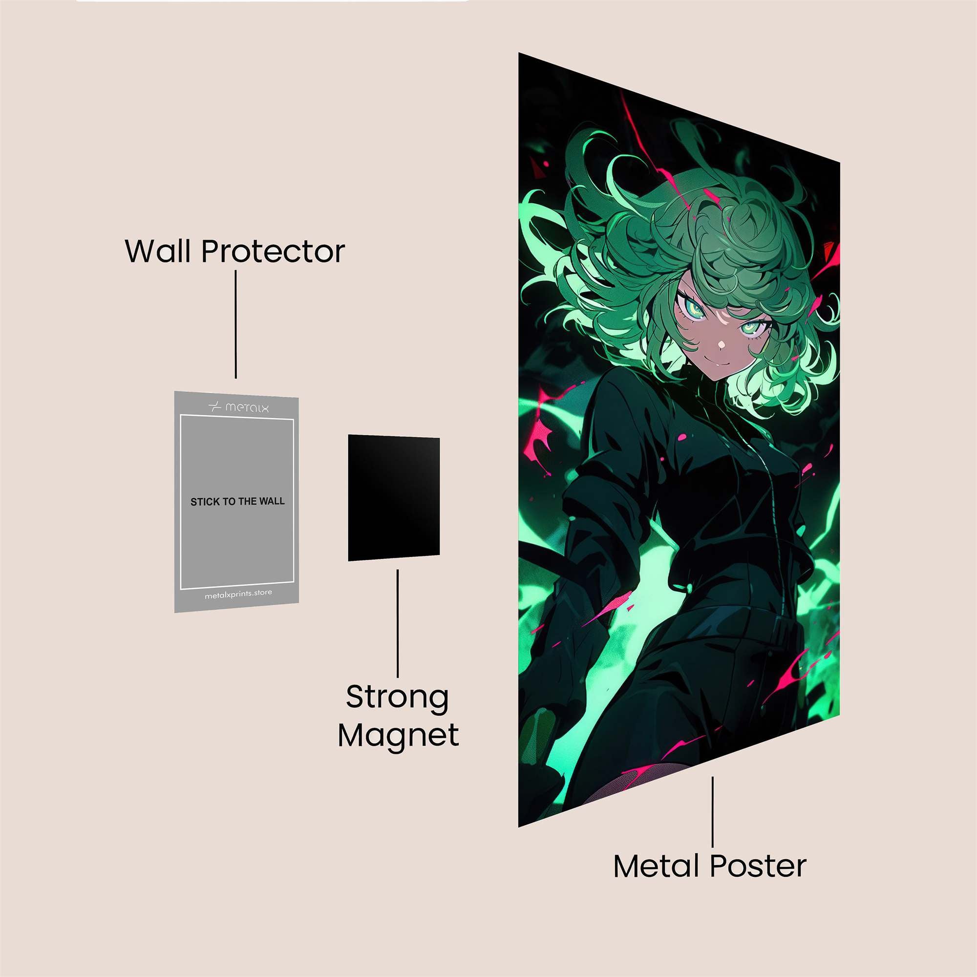 Power Unleashed Safe Wall Magnetic / M