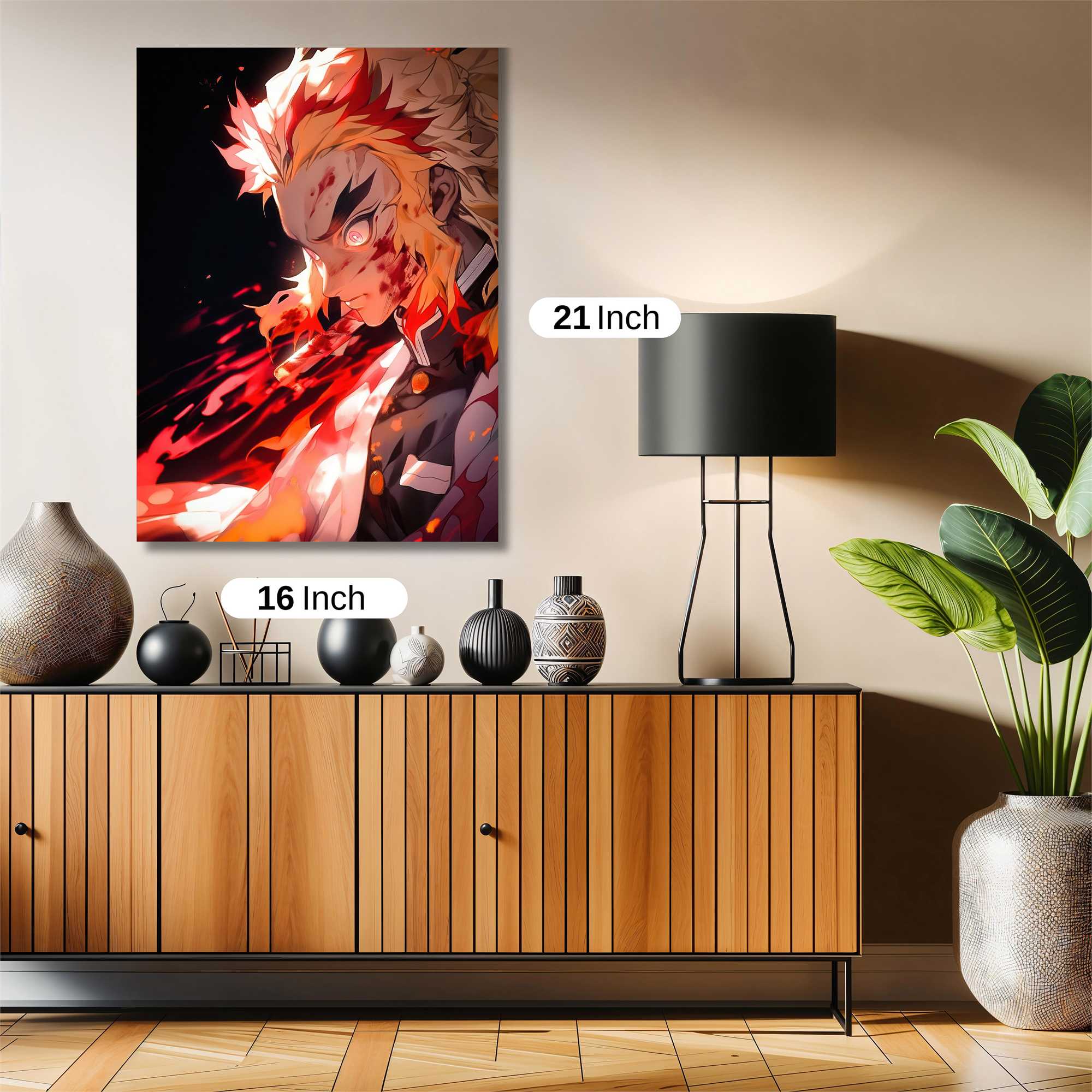 Rengoku Fiery Safe Wall Magnetic / M