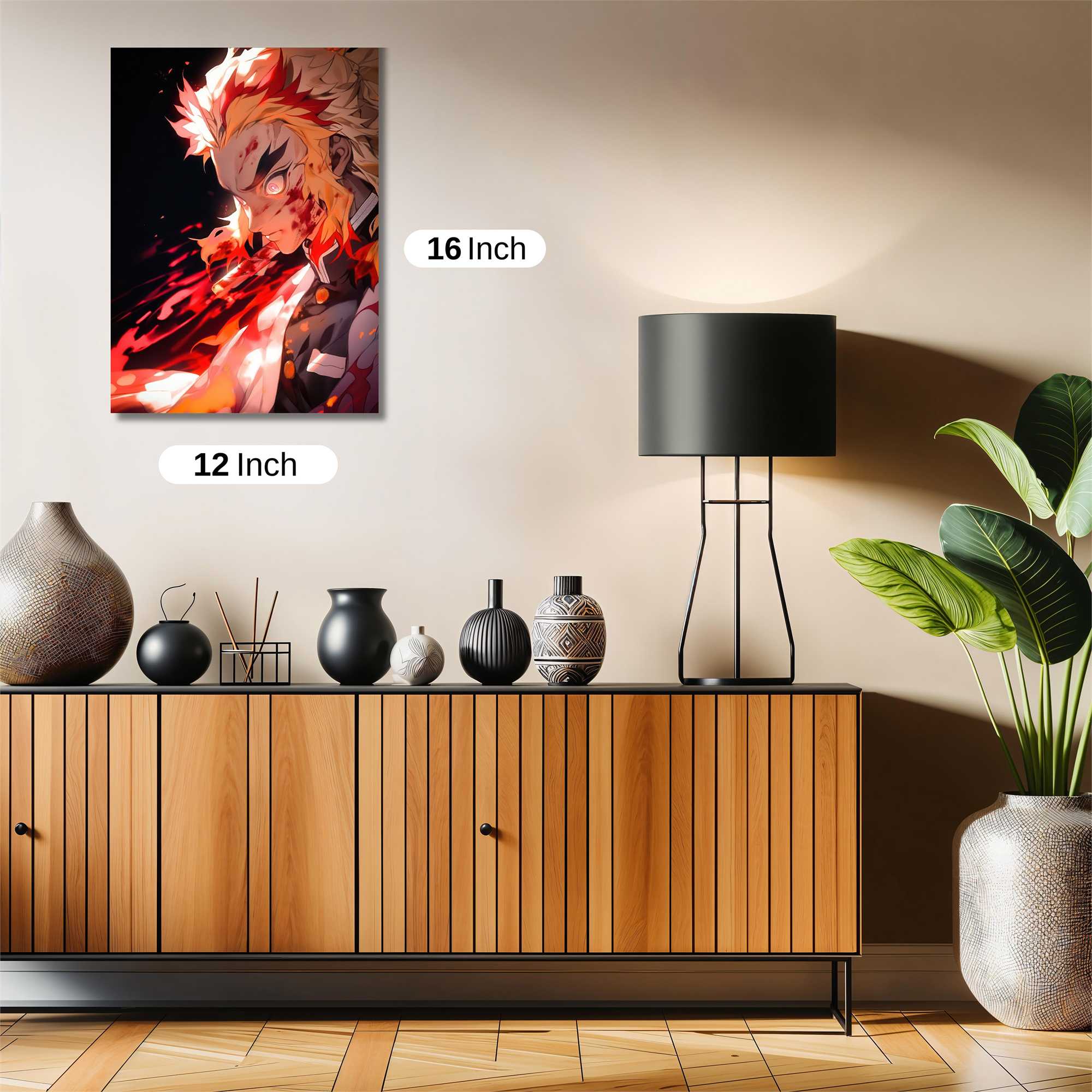 Rengoku Fiery Safe Wall Magnetic / M